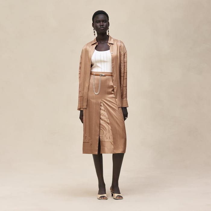 Beige Zénith "l'Enseigne Du Sellier" Shirt