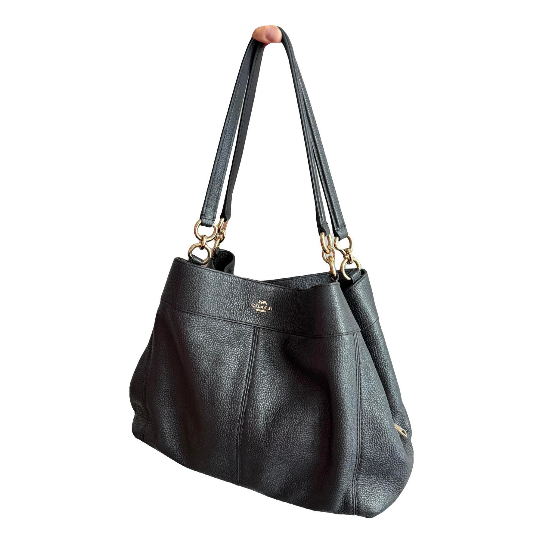 Edie leather handbag