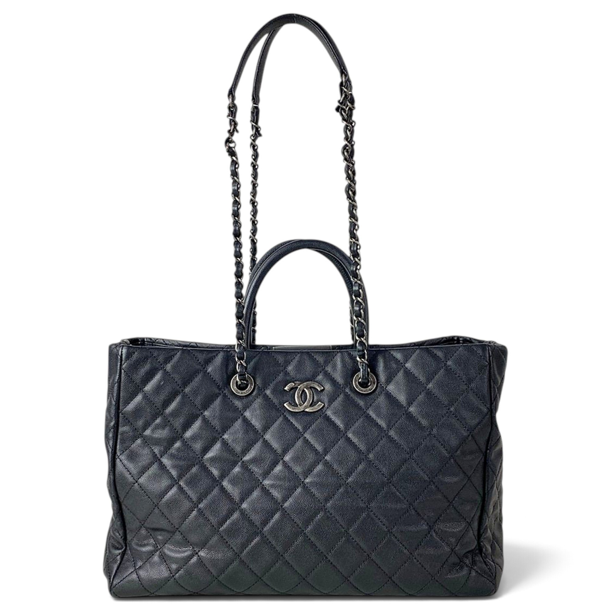 Leather tote
