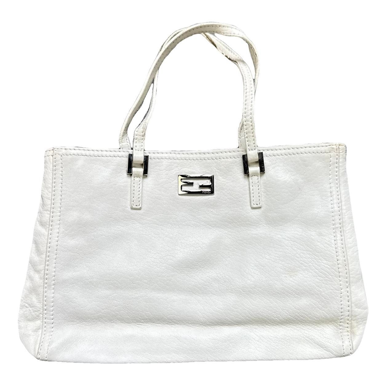 Baguette leather handbag