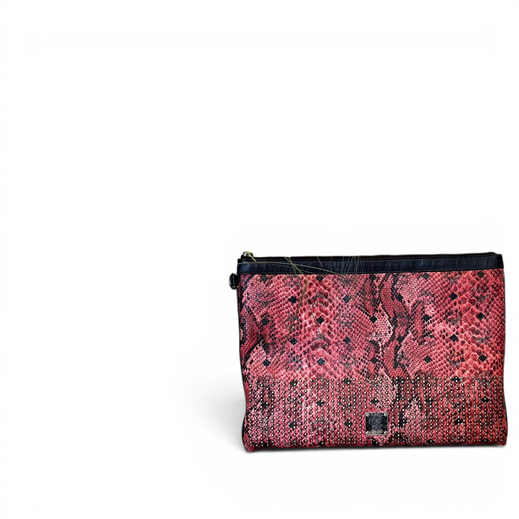 MCM Leather clutch bag