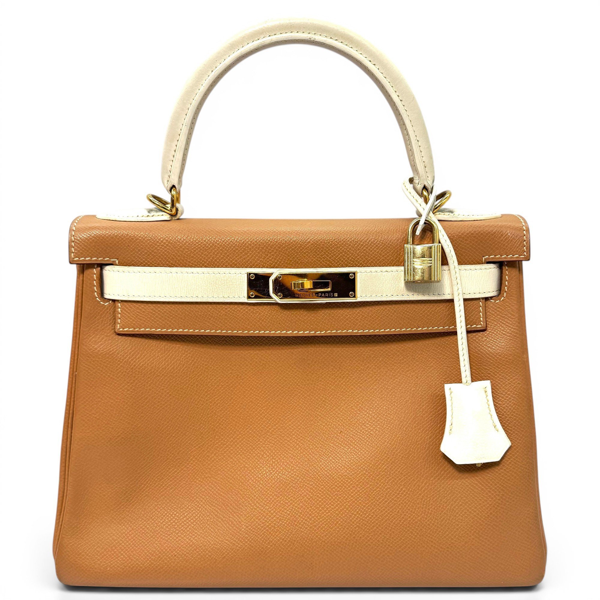 Kelly 28 leather handbag