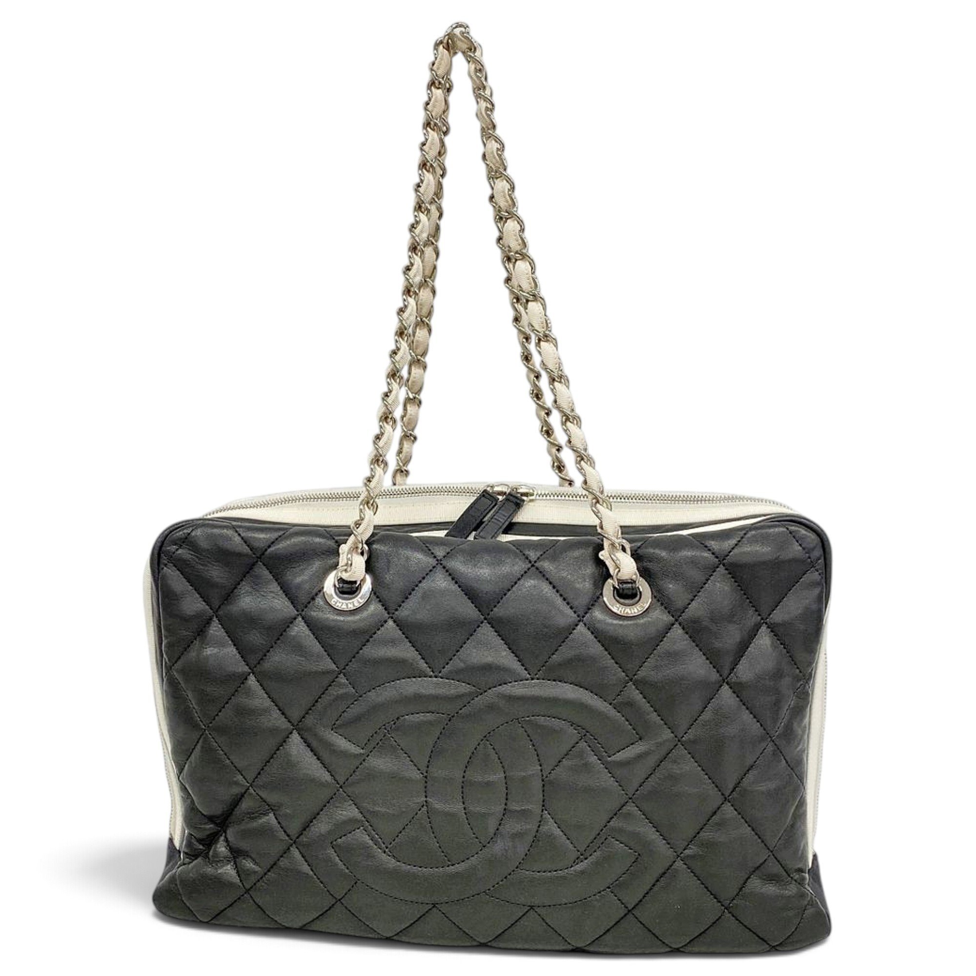 Leather tote