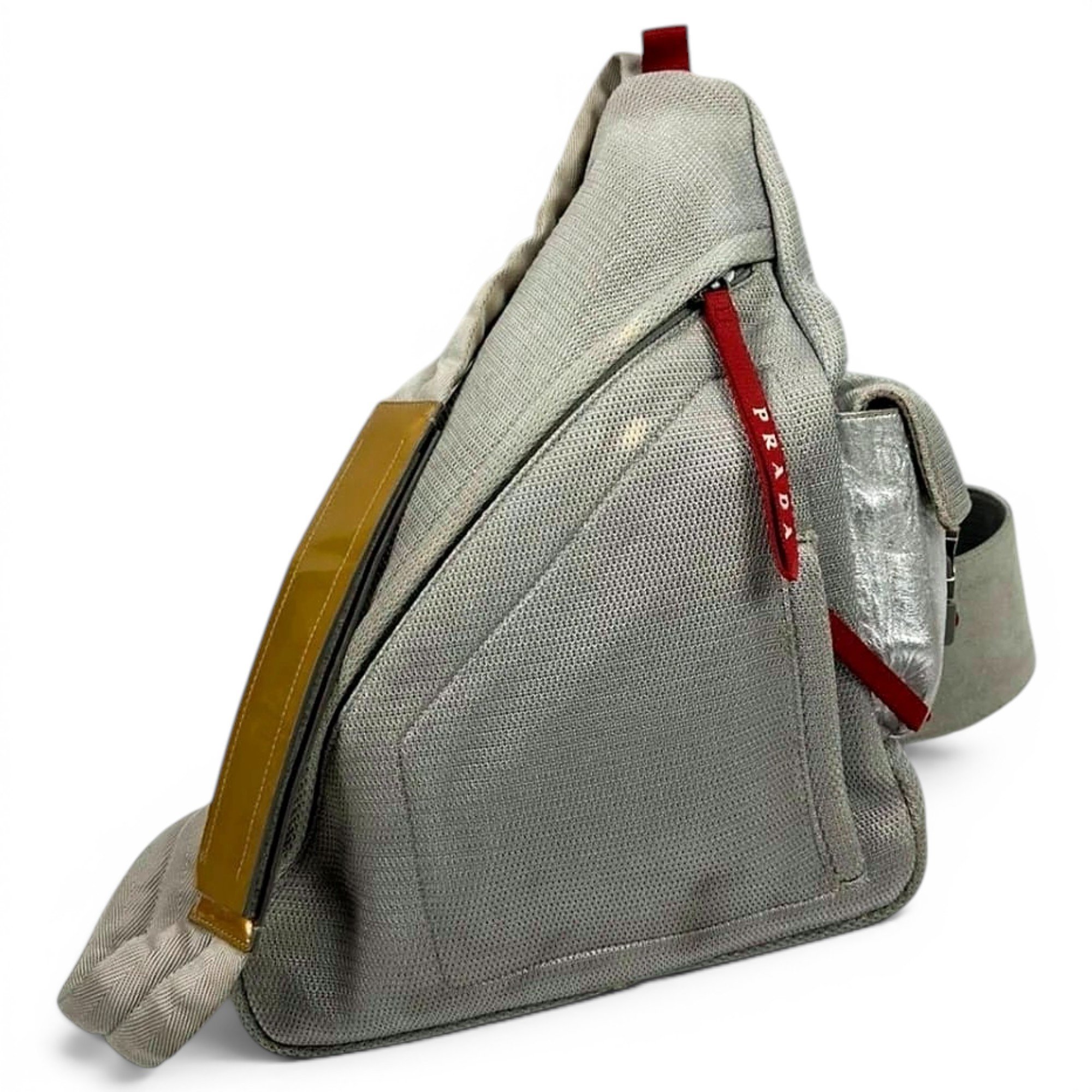 Patent leather backpack