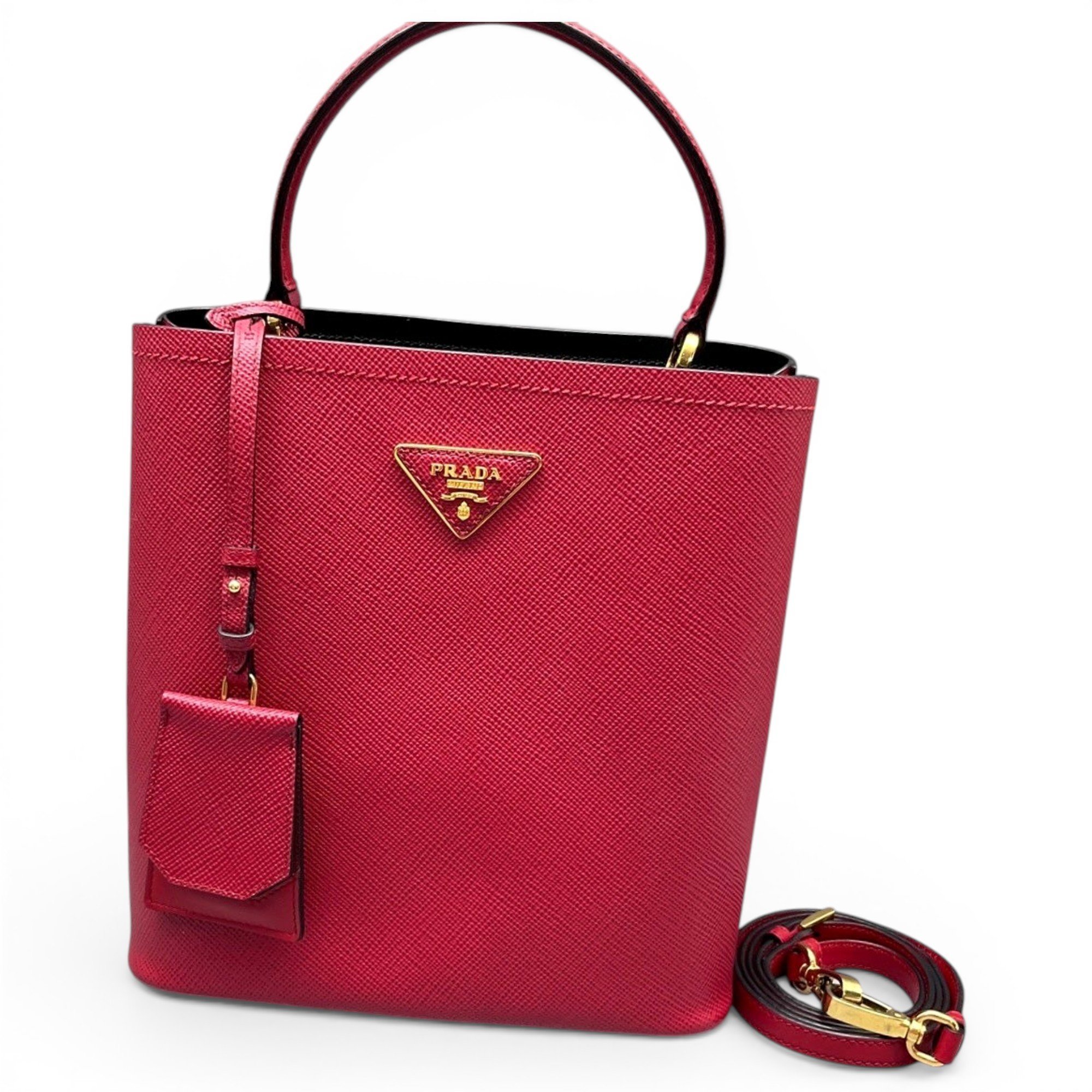 Panier leather handbag