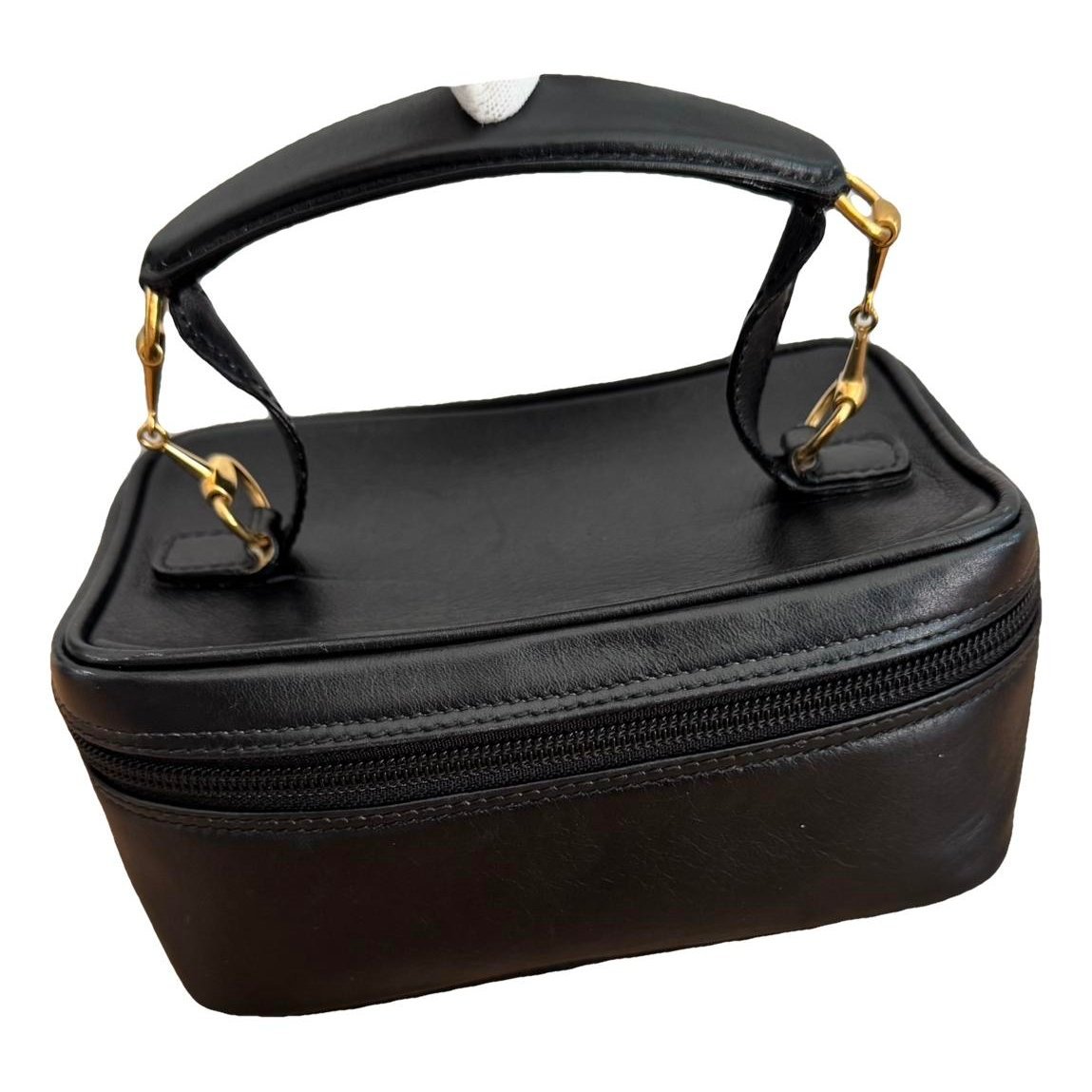Leather vanity case