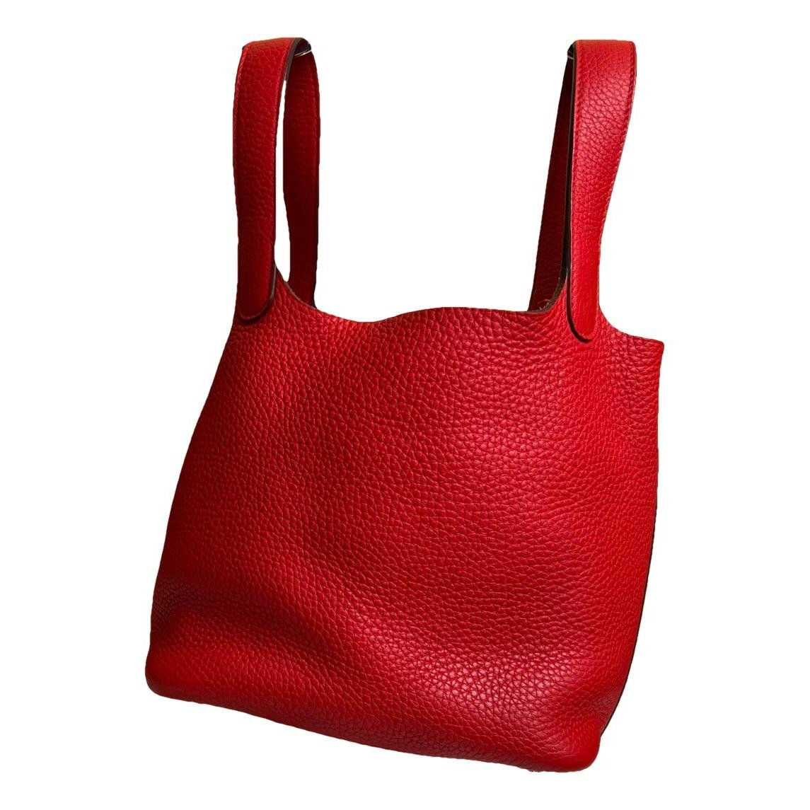 Picotin leather handbag