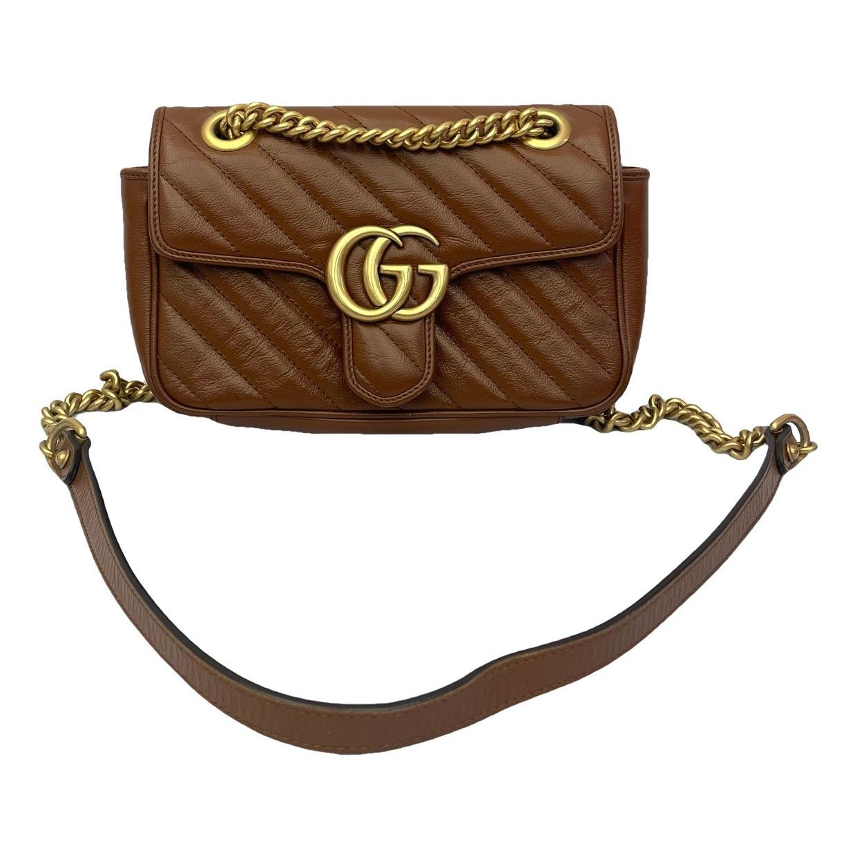 GG Marmont Flap leather handbag