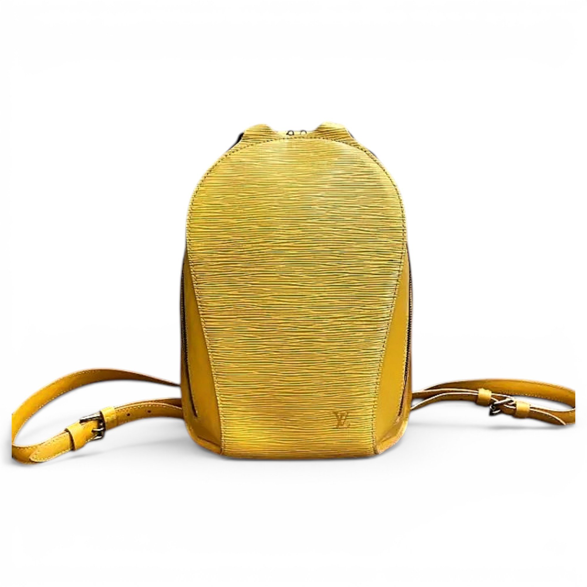 Leather backpack
