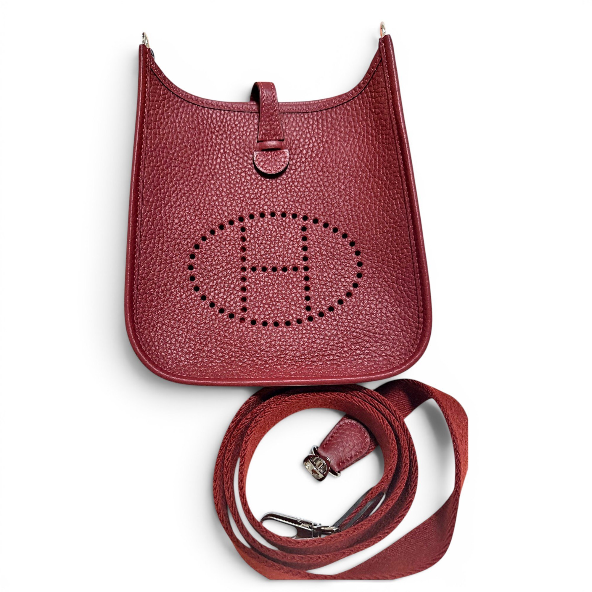 Evelyne leather crossbody bag