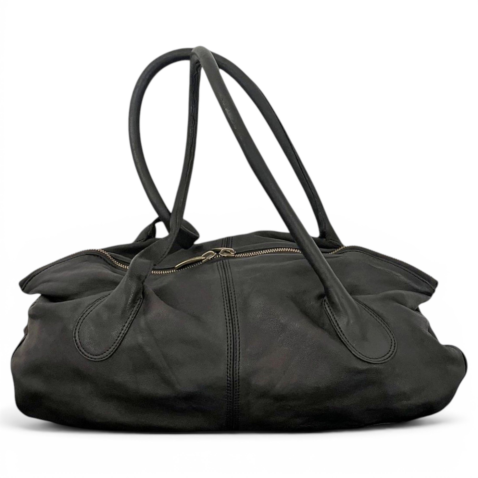 Rock leather crossbody bag