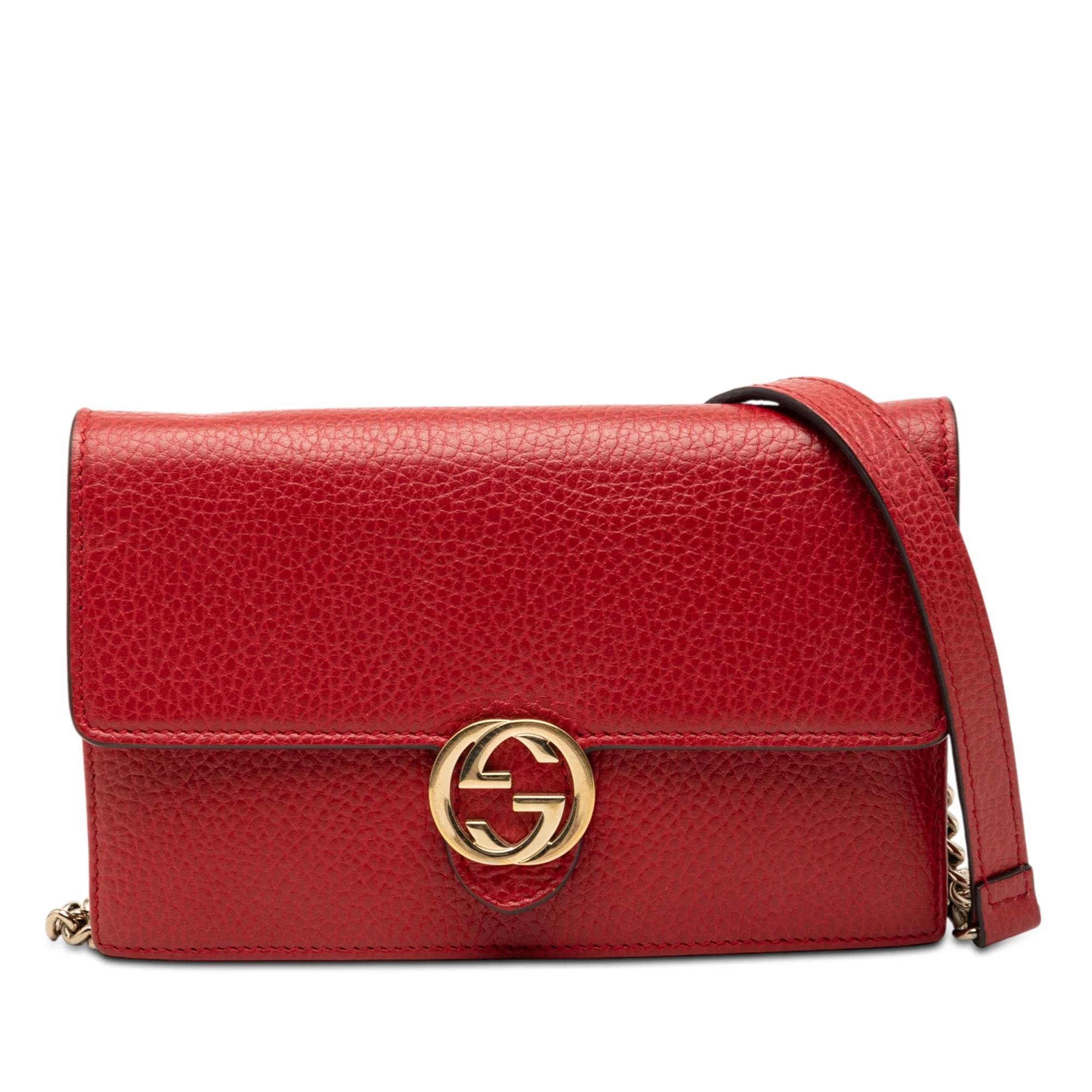 Interlocking pony-style calfskin handbag