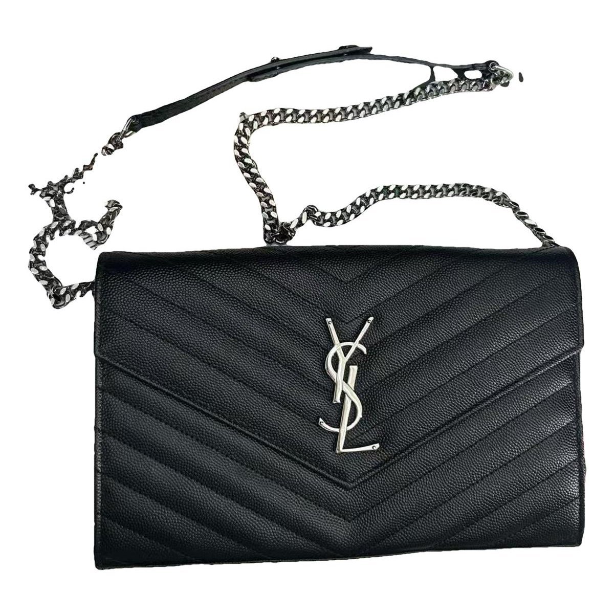 Portefeuille enveloppe leather handbag