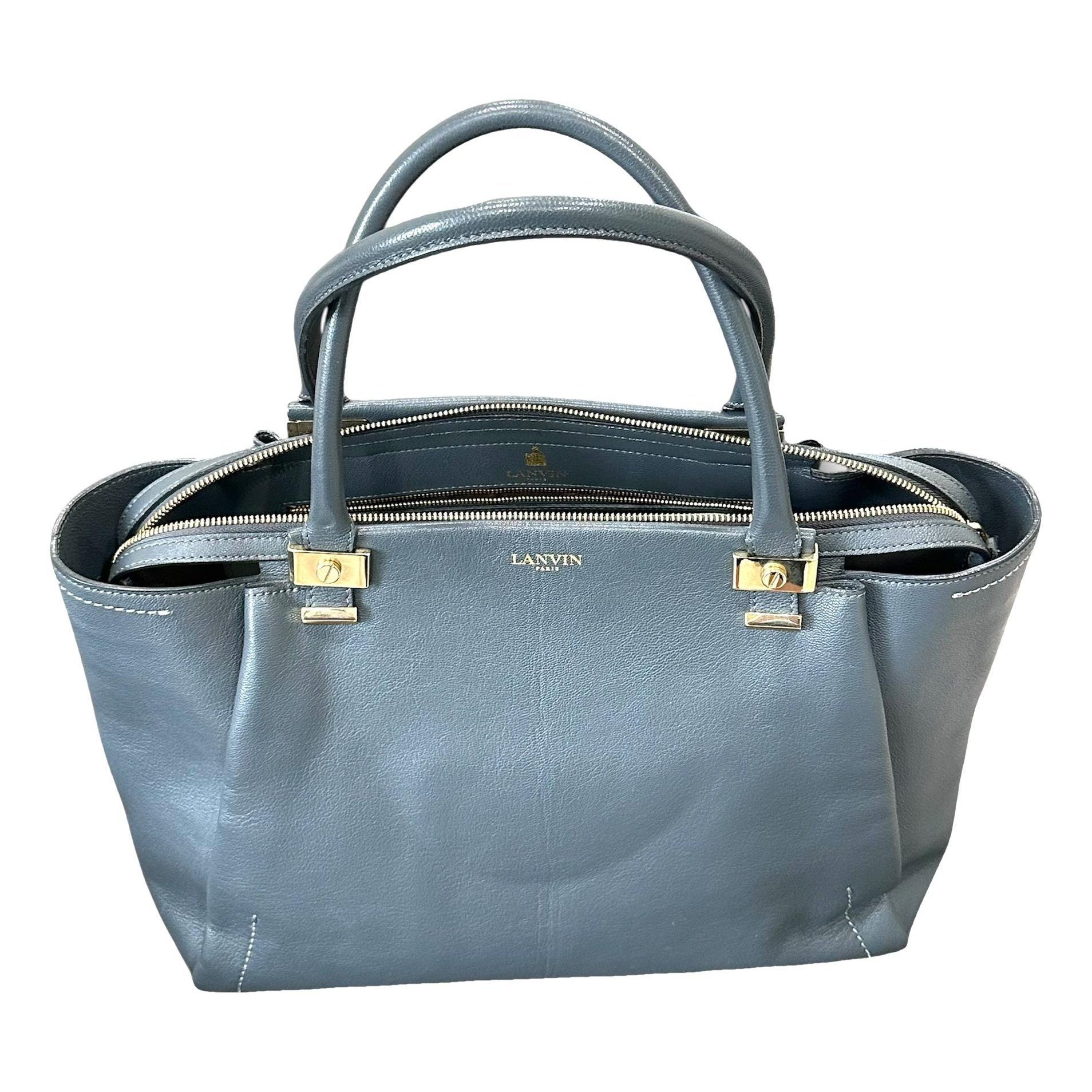 Leather tote