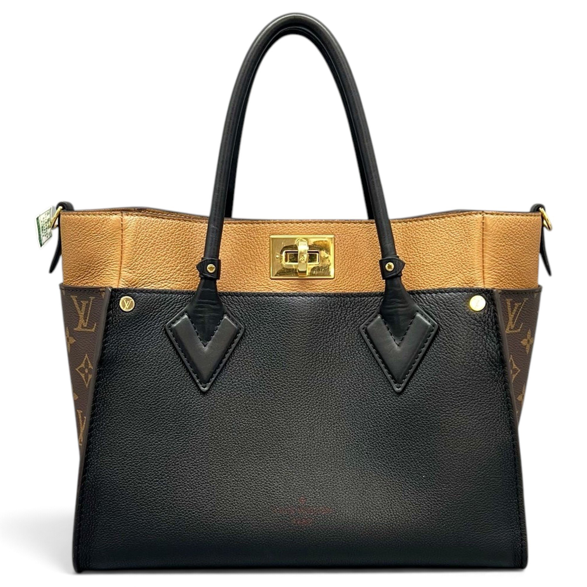 On My Side leather tote