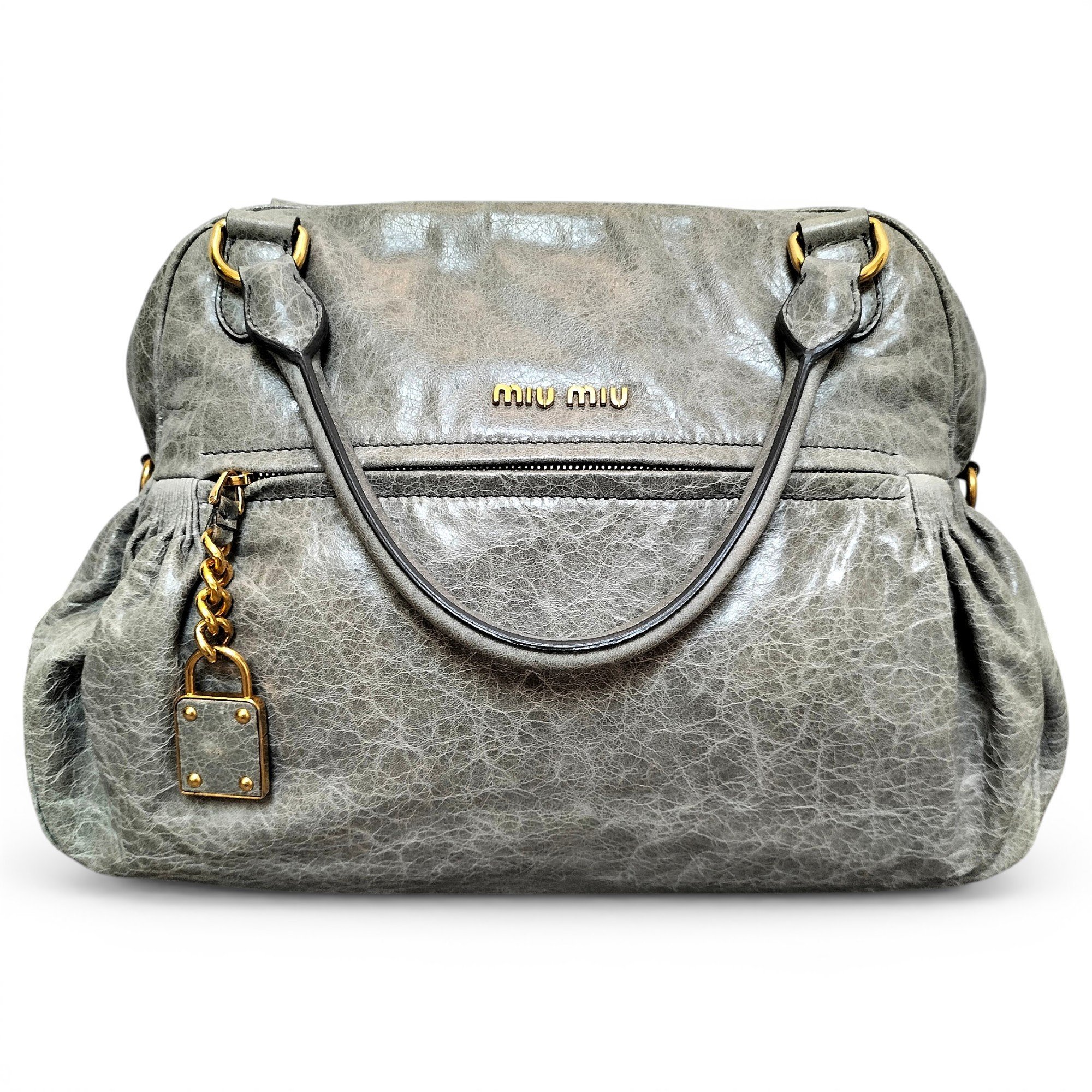Leather handbag