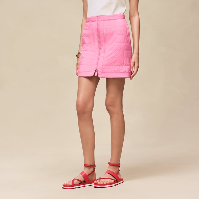 Rose Bonbon "Bride a Bloc" Reversible Miniskirt