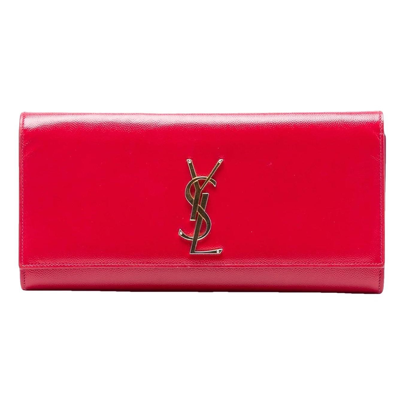 Cassandre leather clutch bag