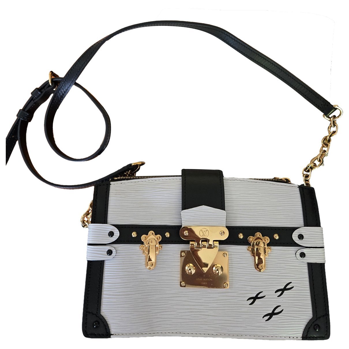 Louis Vuitton Petite Malle leather crossbody bag