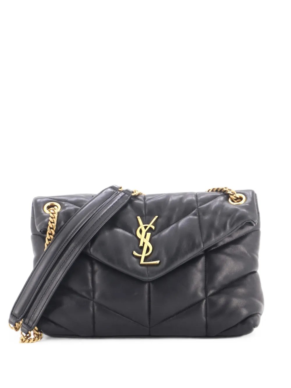 Loulou Puffer Shoulder Bag Quilted Leather Small crossbody bag