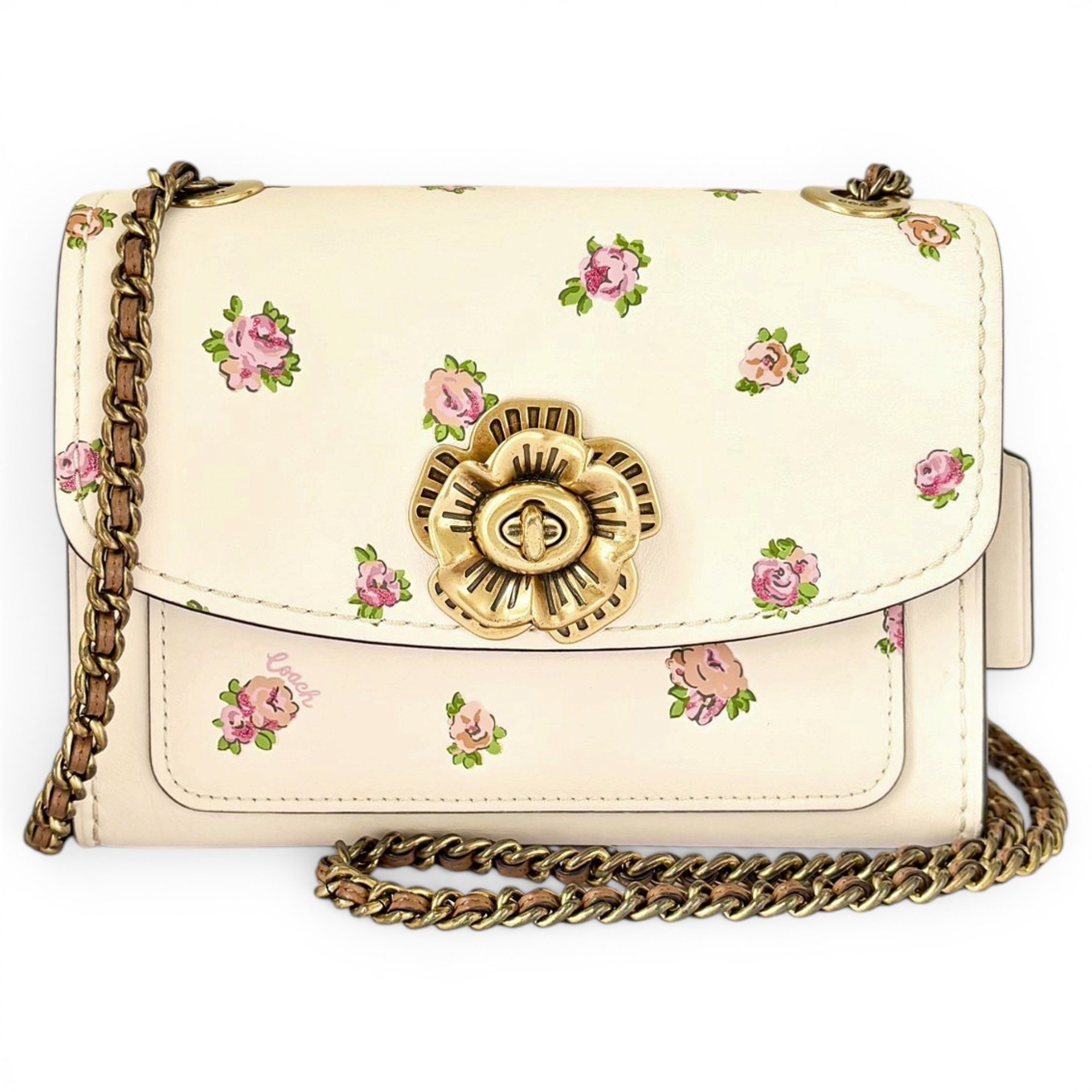 Parker leather crossbody bag