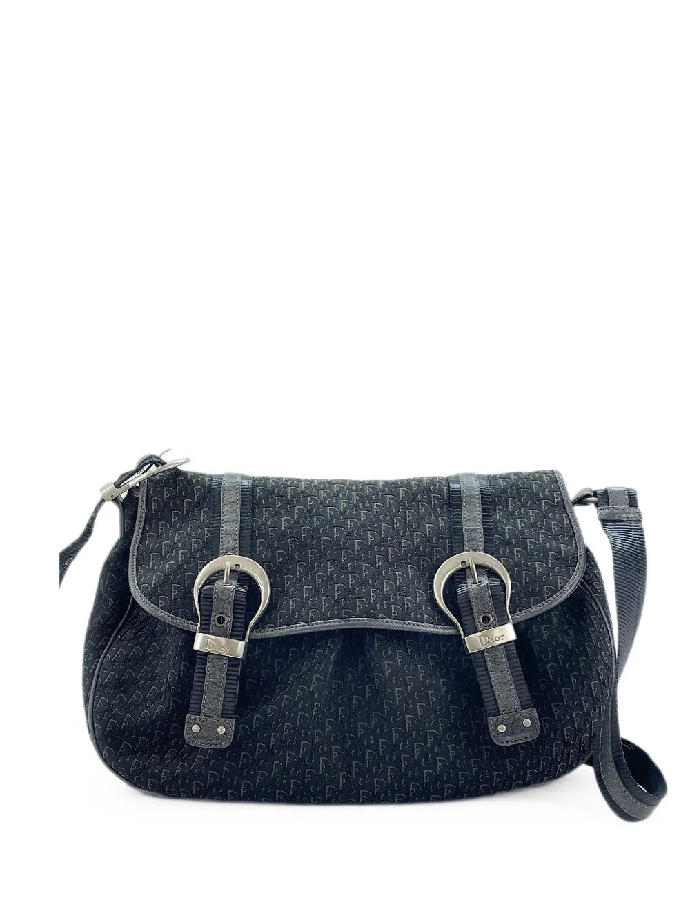 2000s Diorissimo buckle messenger bag