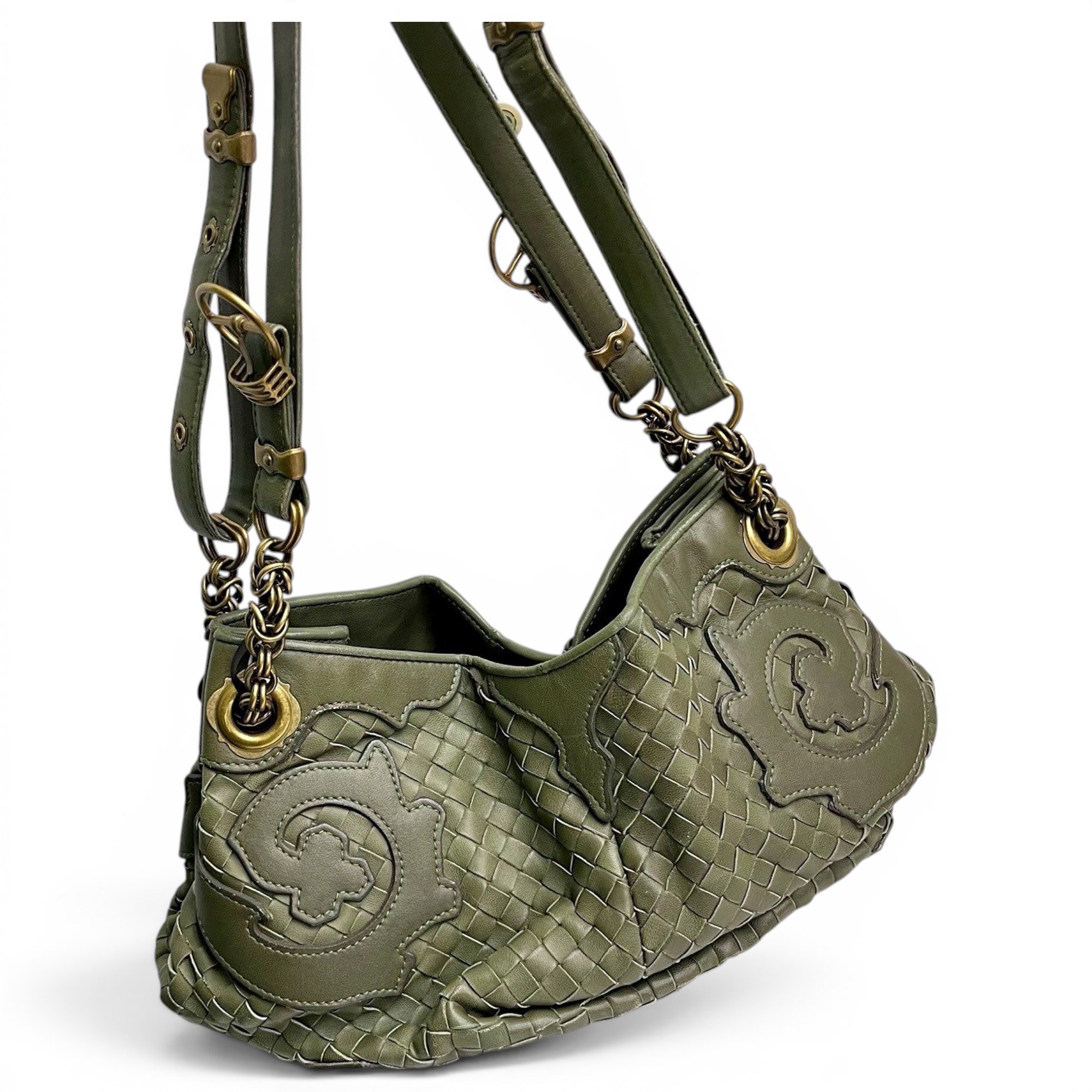 Leather handbag