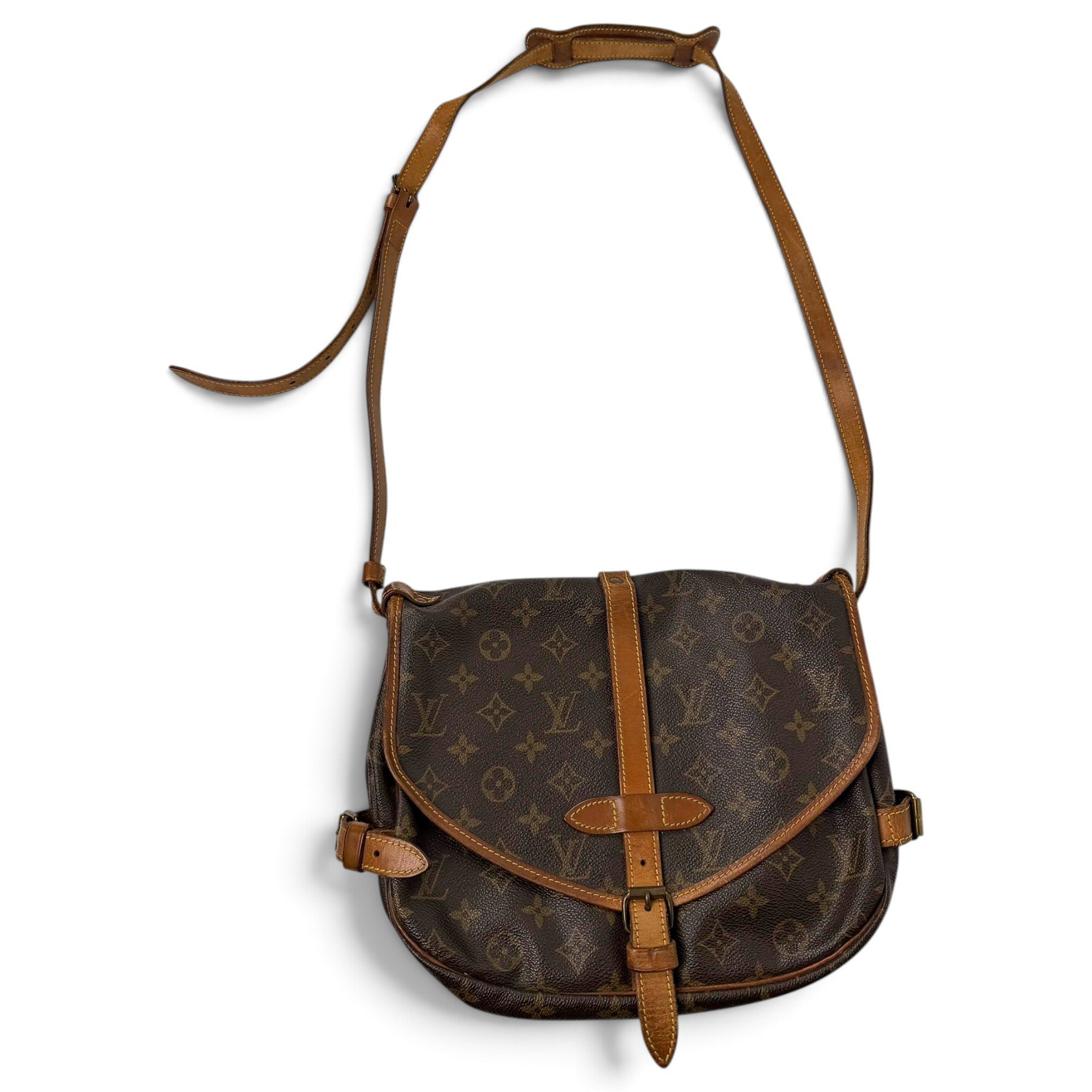 Saumur leather crossbody bag