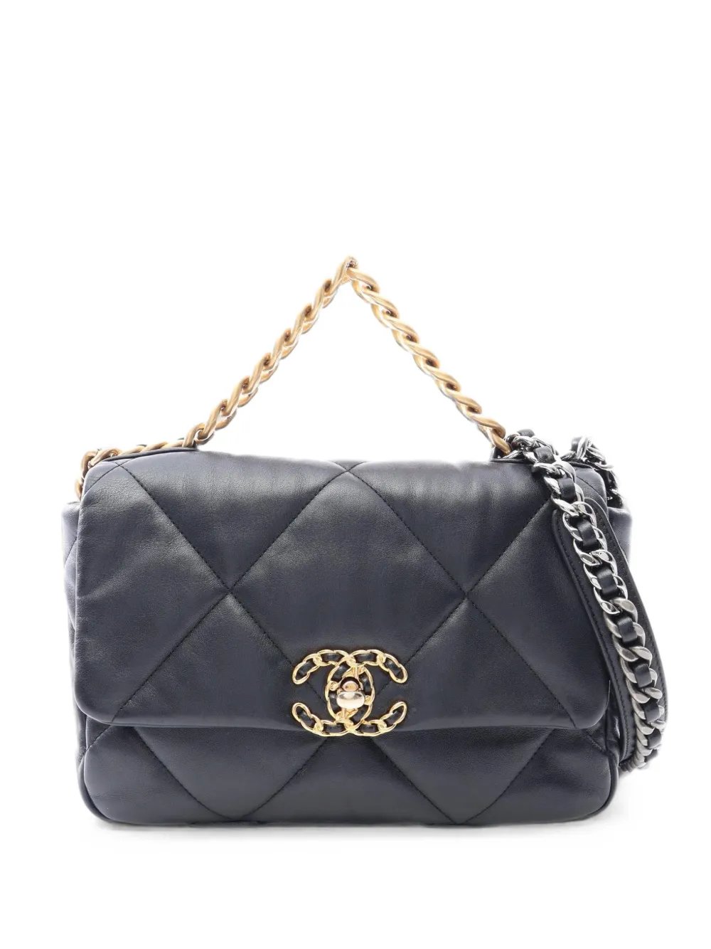 19 matelassé chain tote bag