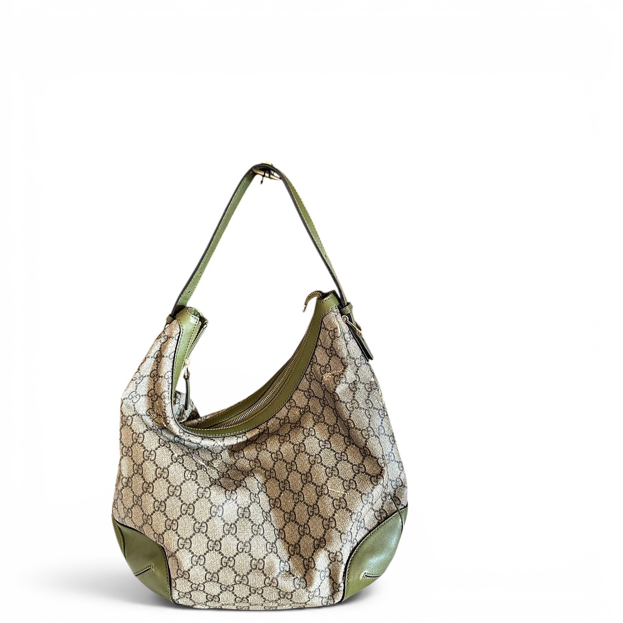 Hobo leather handbag