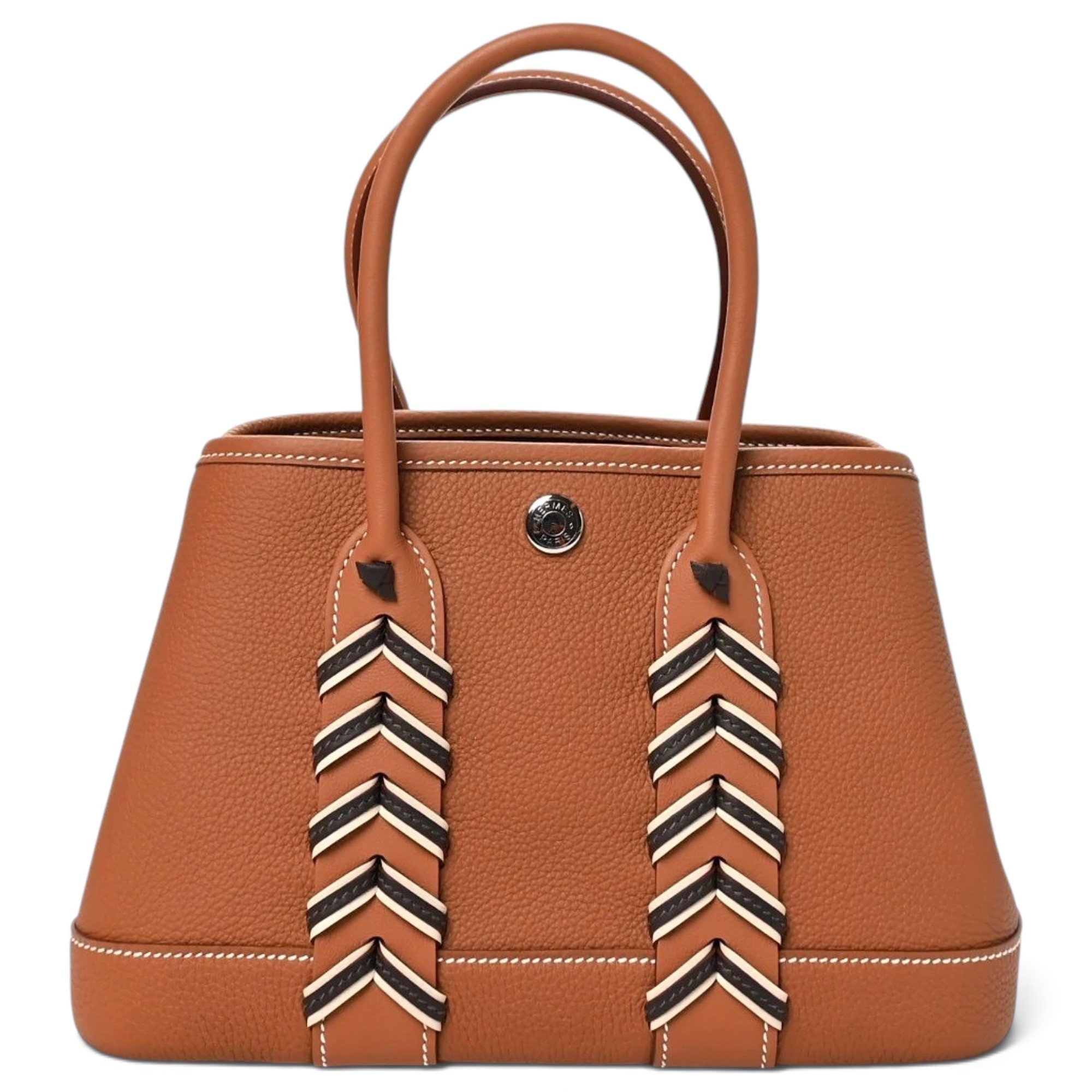 Garden Party leather handbag