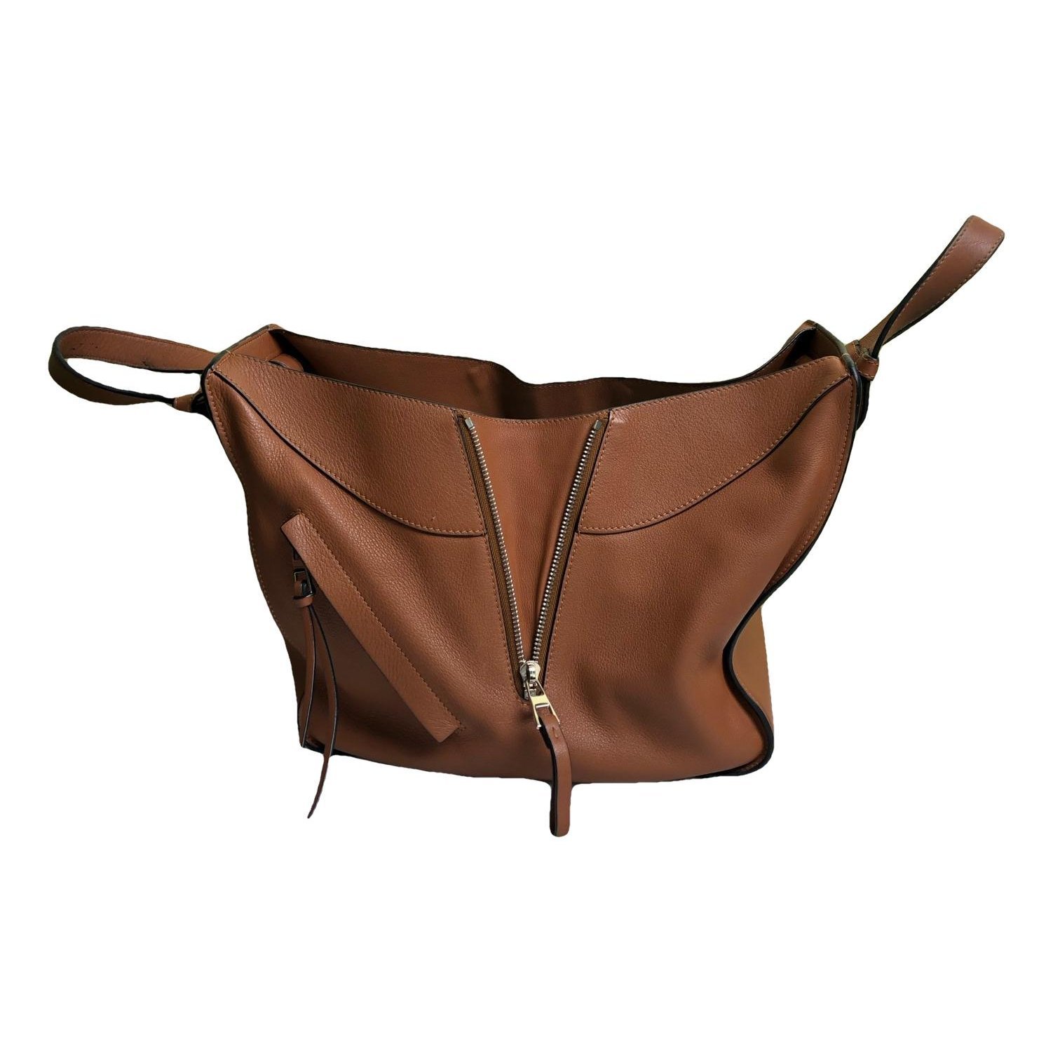 Hammock leather handbag
