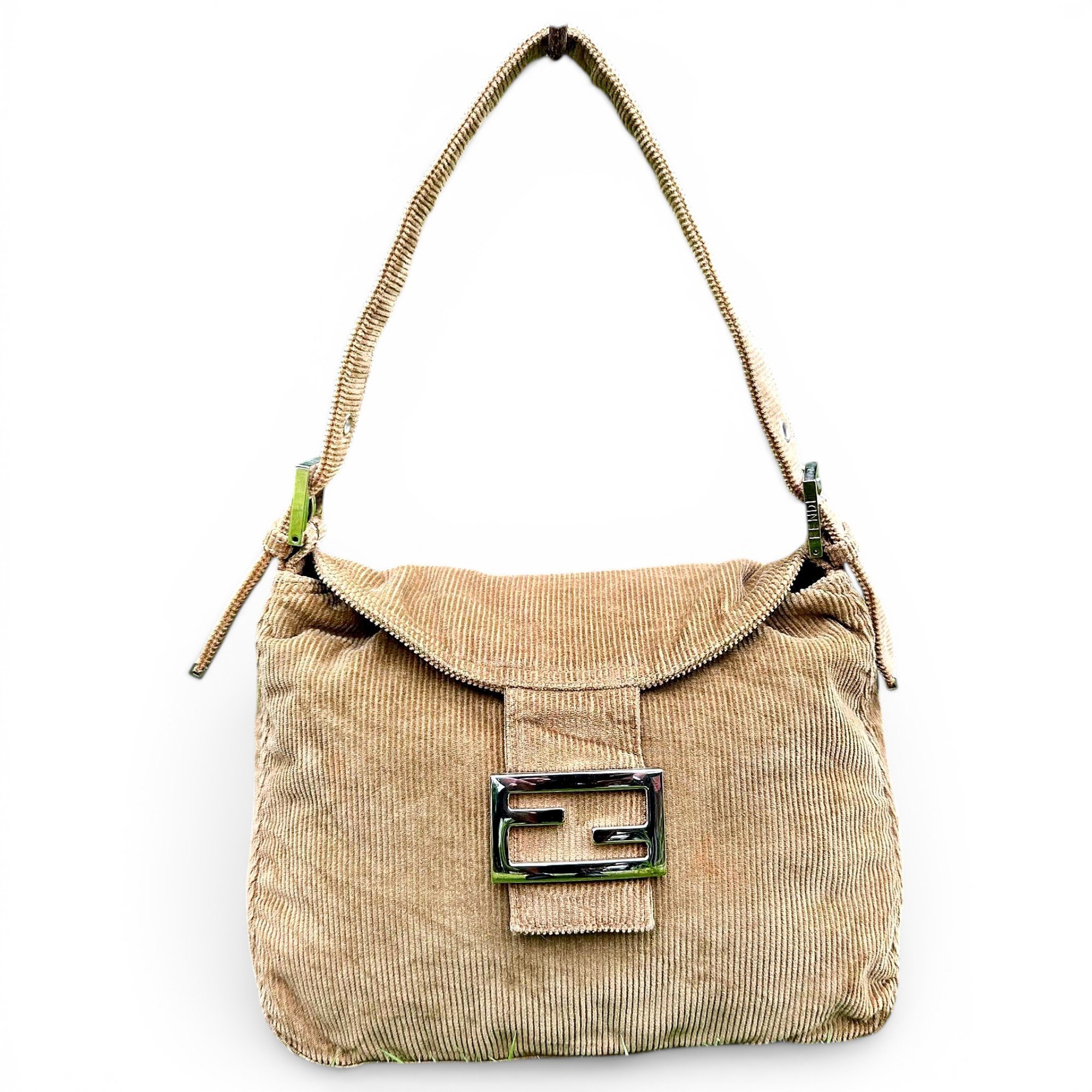 Baguette velvet handbag