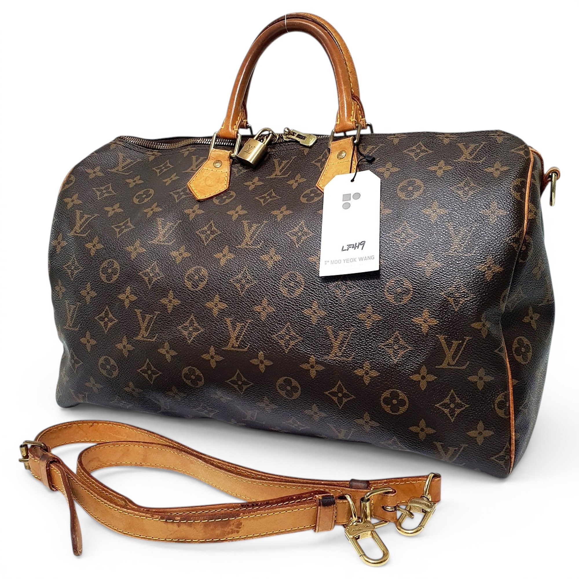 Leather handbag