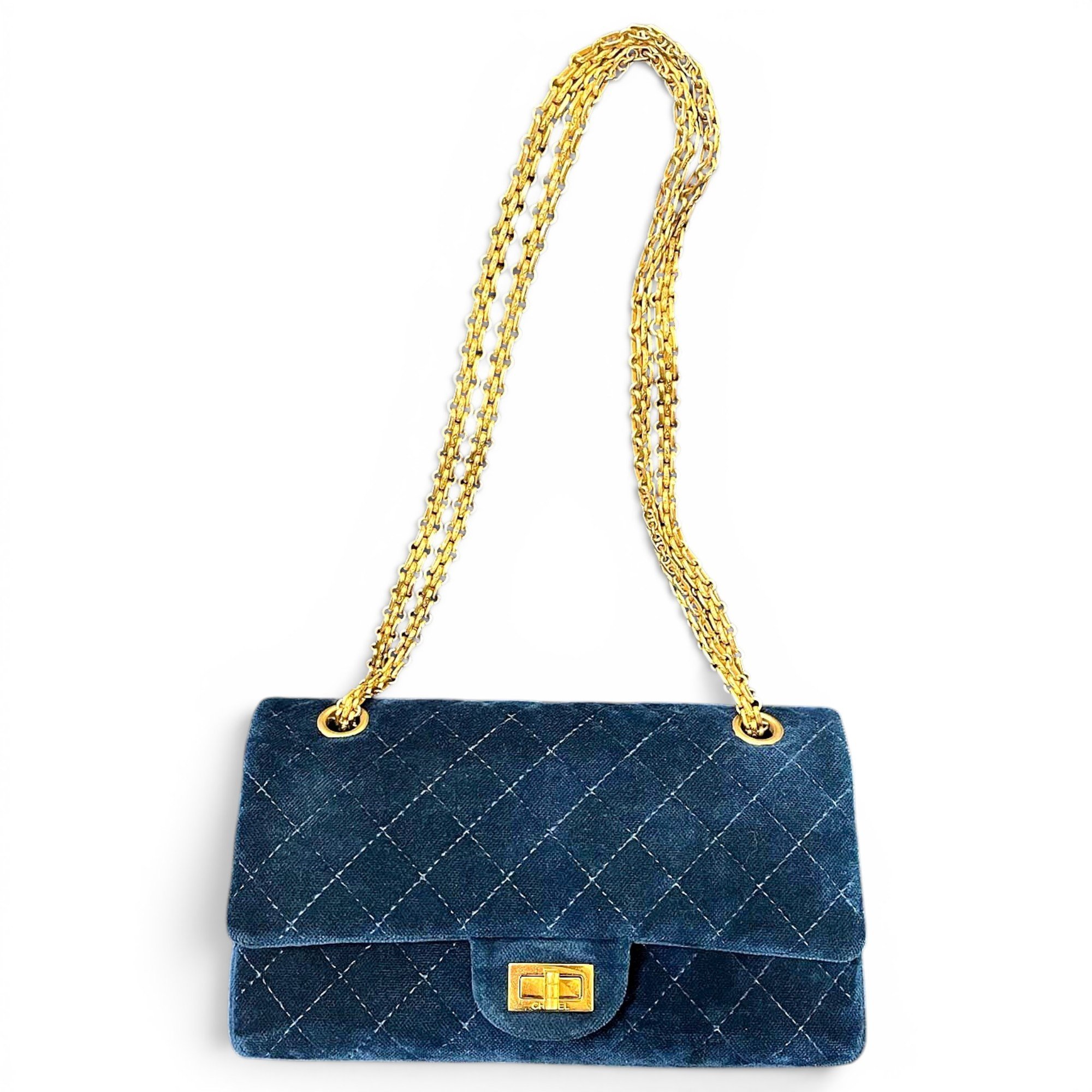 2.55 velvet crossbody bag