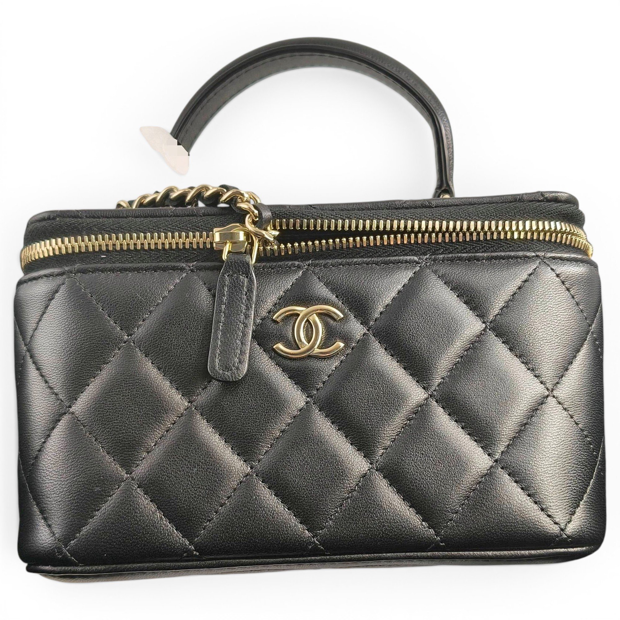 Trendy CC Vanity leather handbag