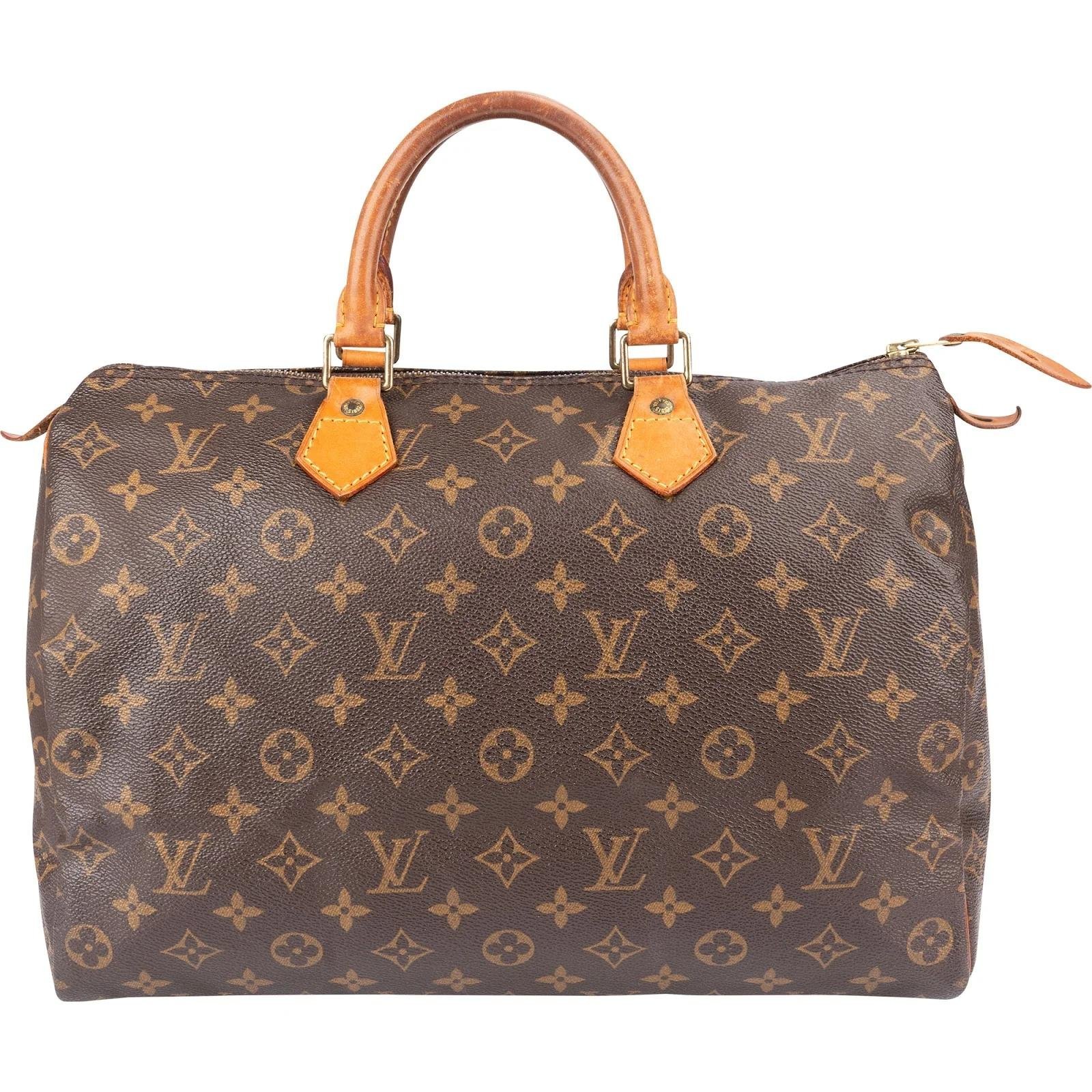 Speedy leather handbag