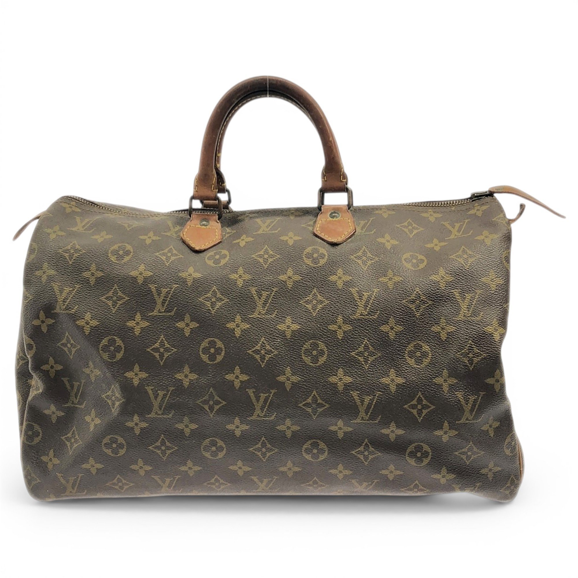 Speedy leather handbag
