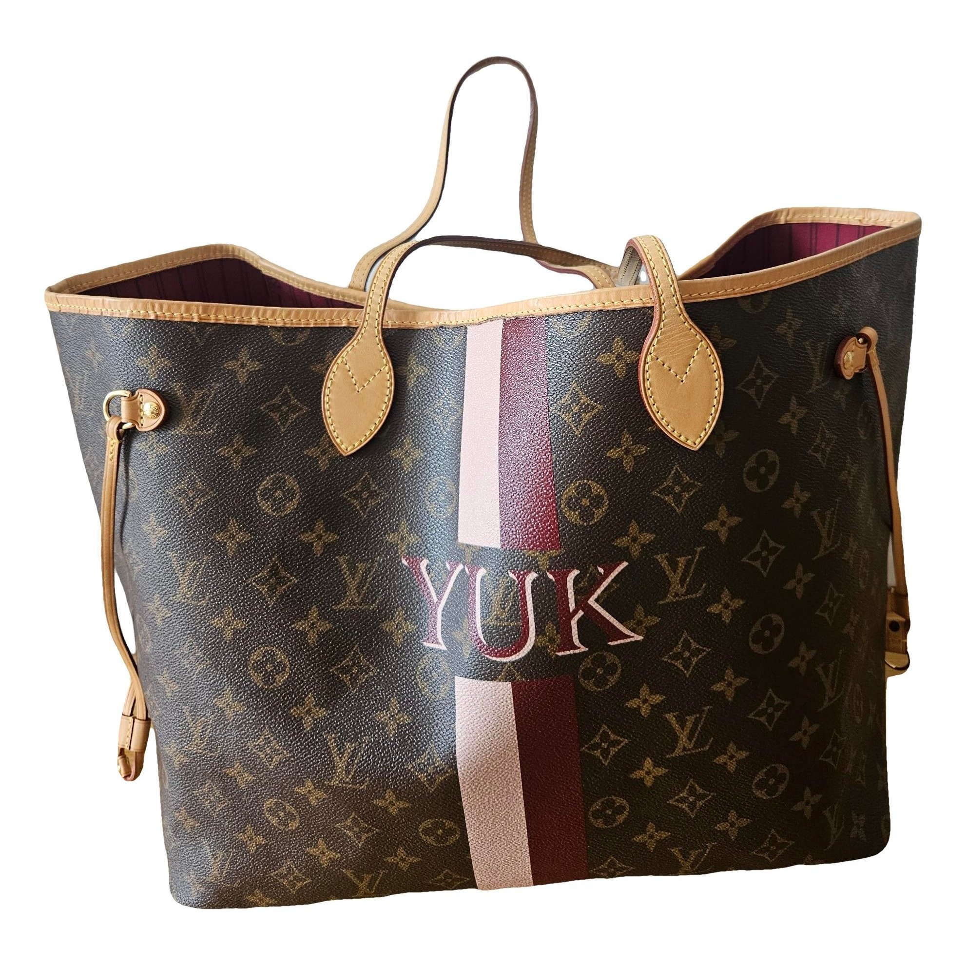 Louis Vuitton Neverfull leather tote