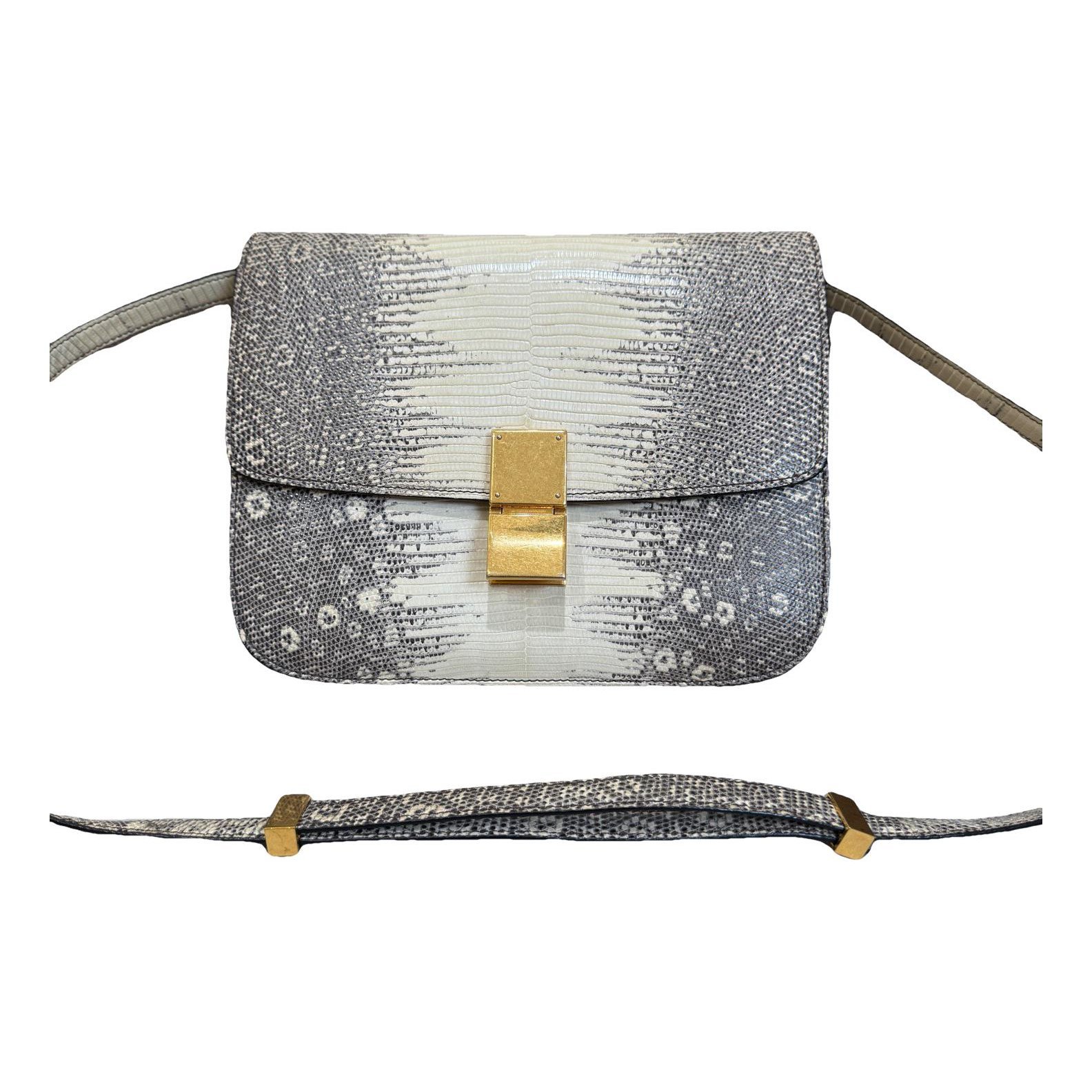 Classic leather crossbody bag