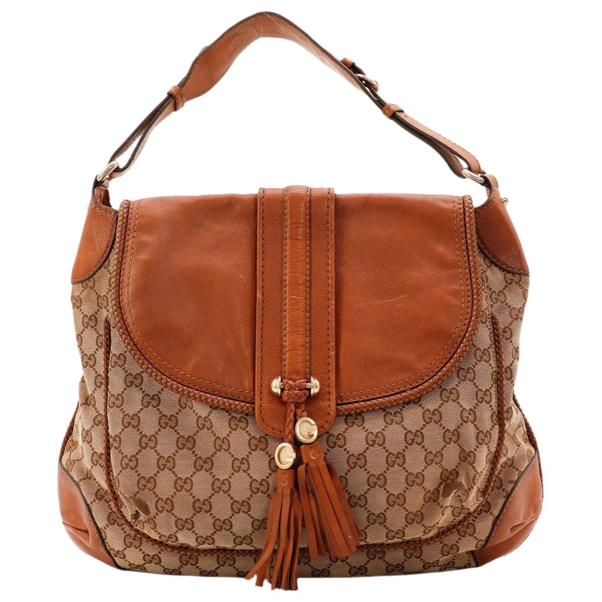 Hobo leather handbag