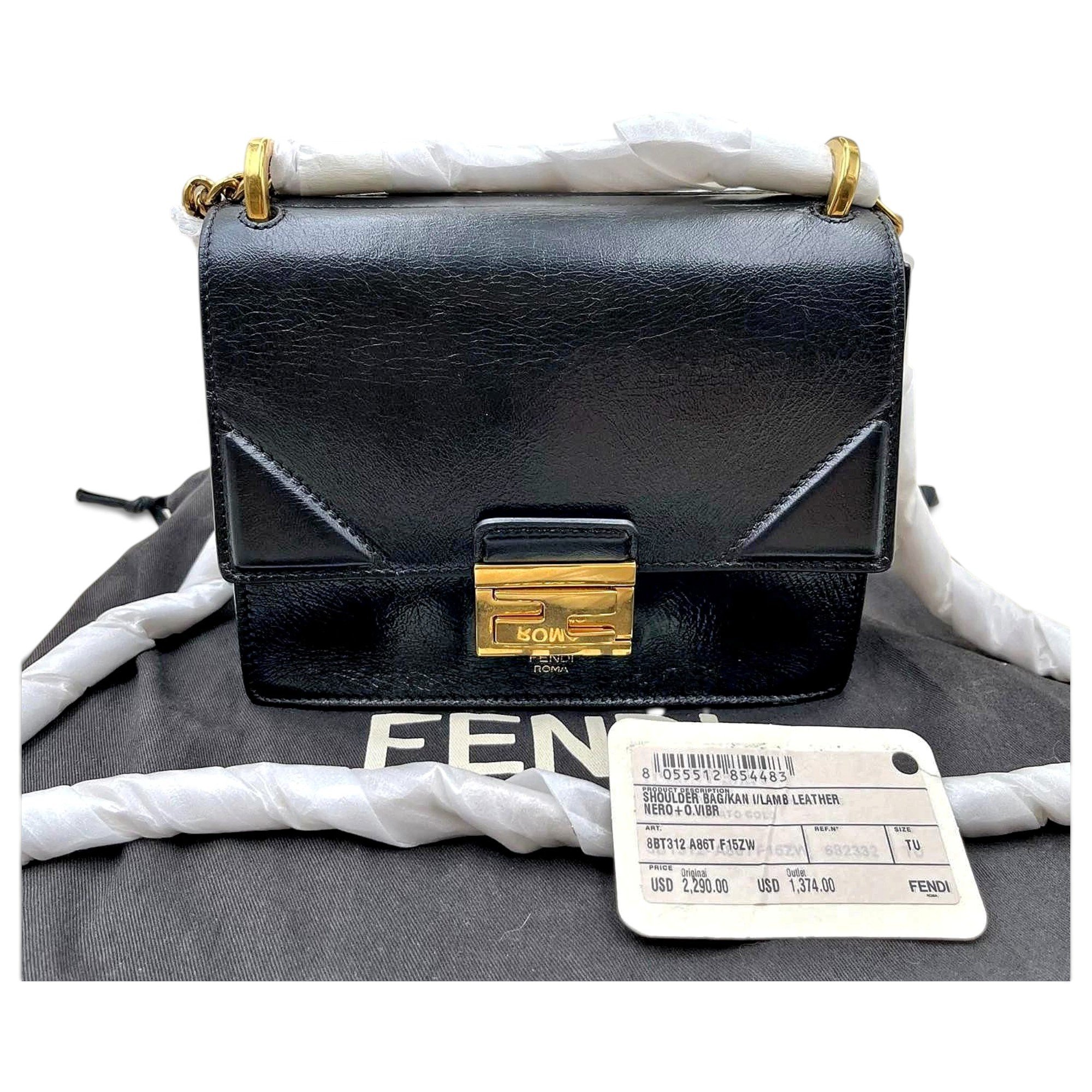 Kan U leather handbag