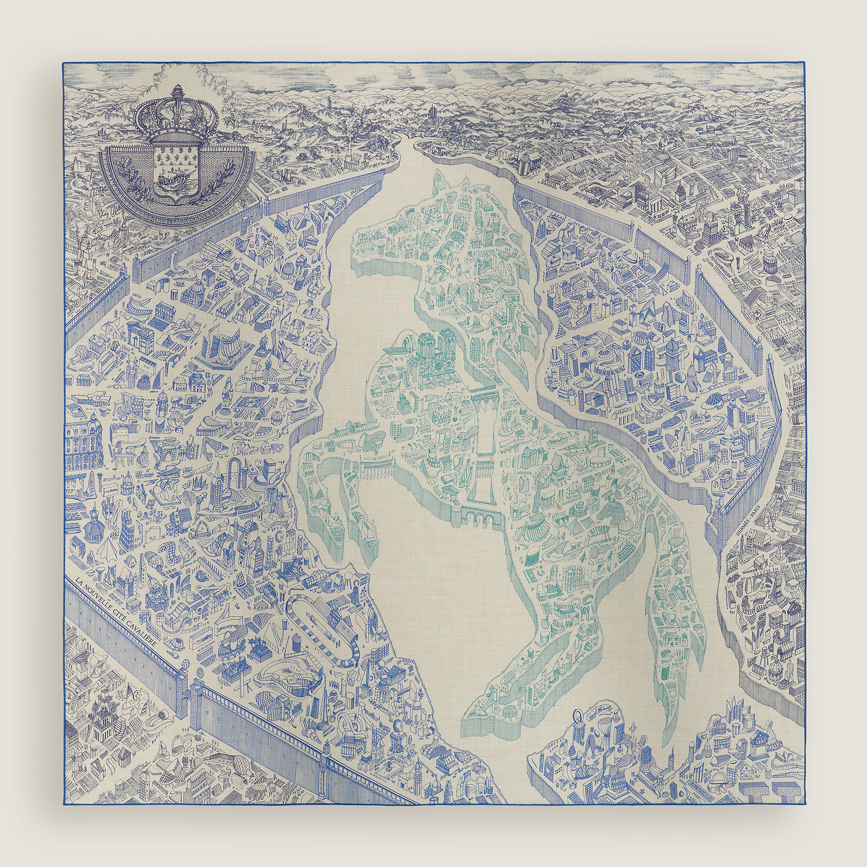 La Nouvelle Cite Cavaliere shawl 140