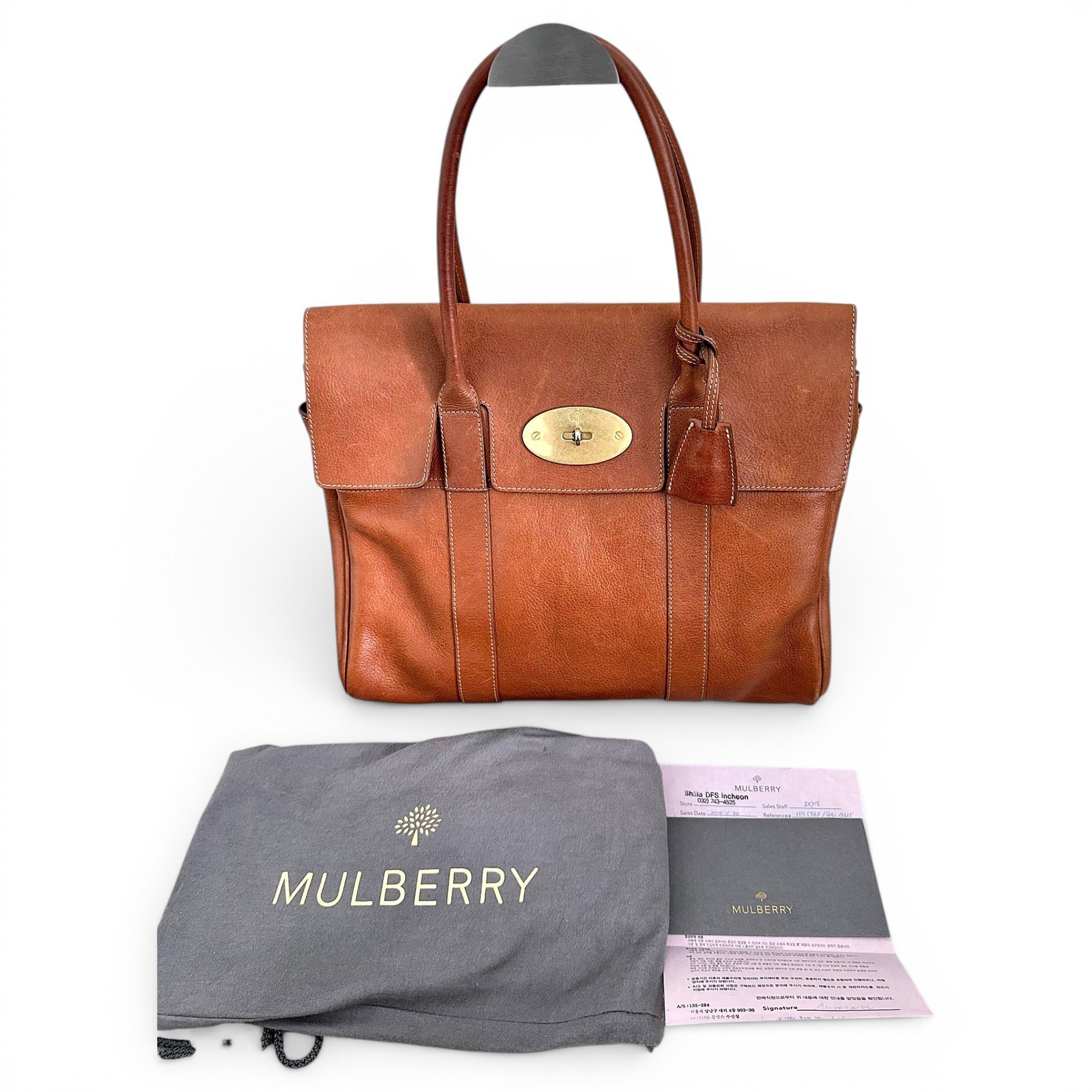Mulberry Bayswater leather handbag