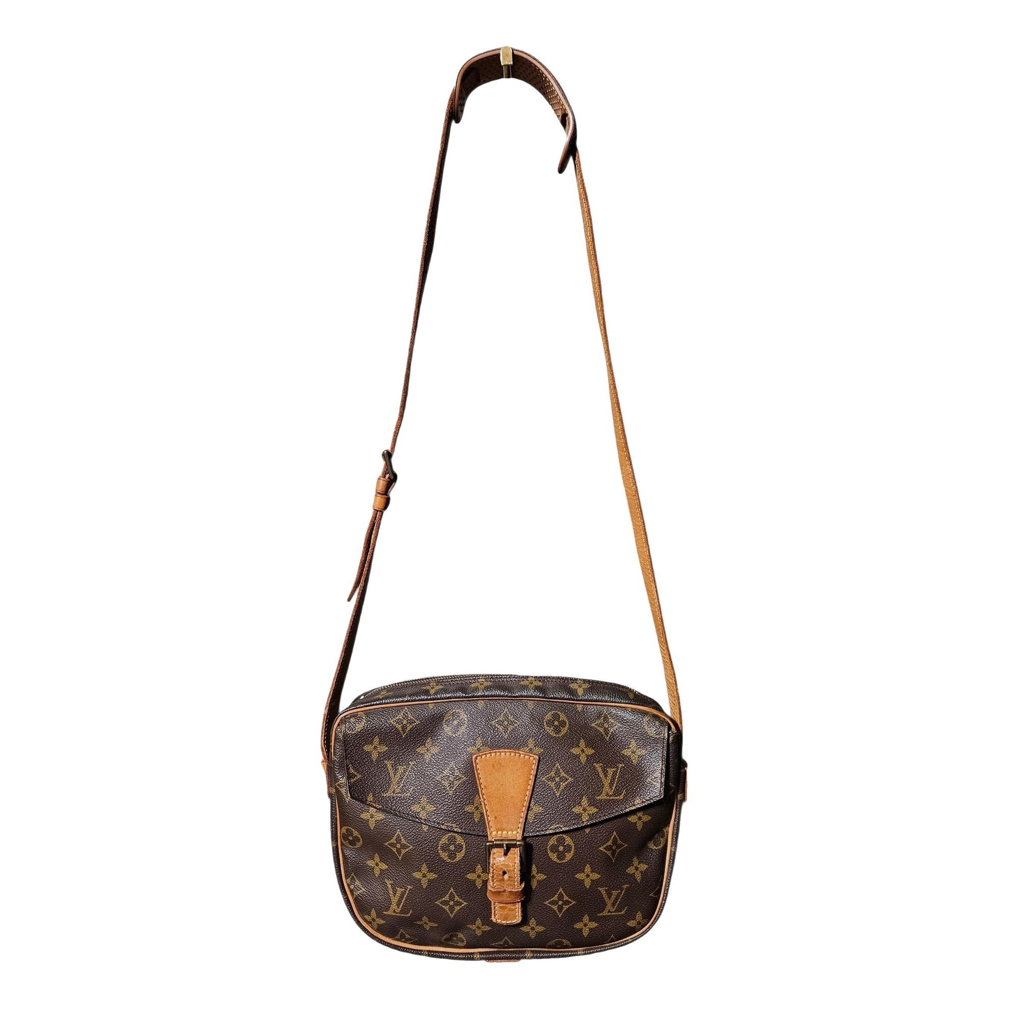 Jeune fille leather crossbody bag