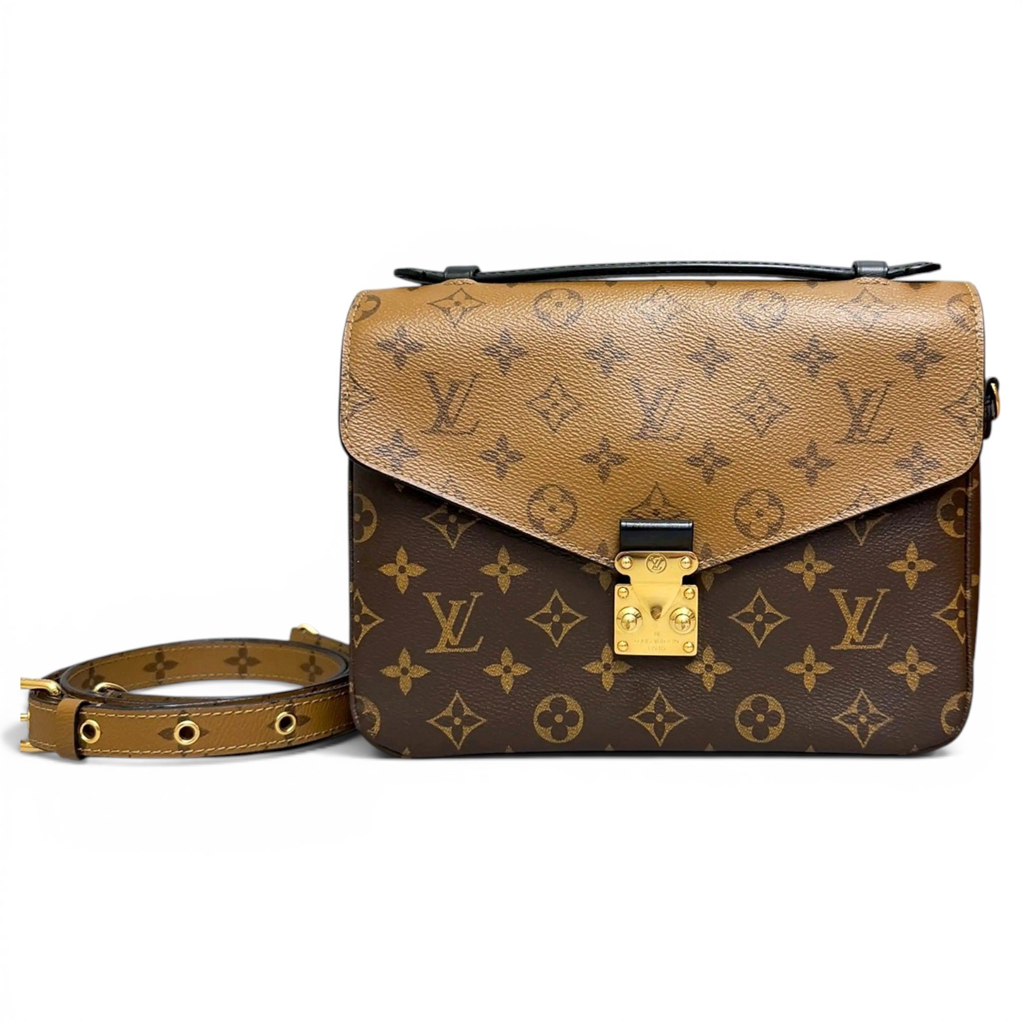 Metis vinyl handbag