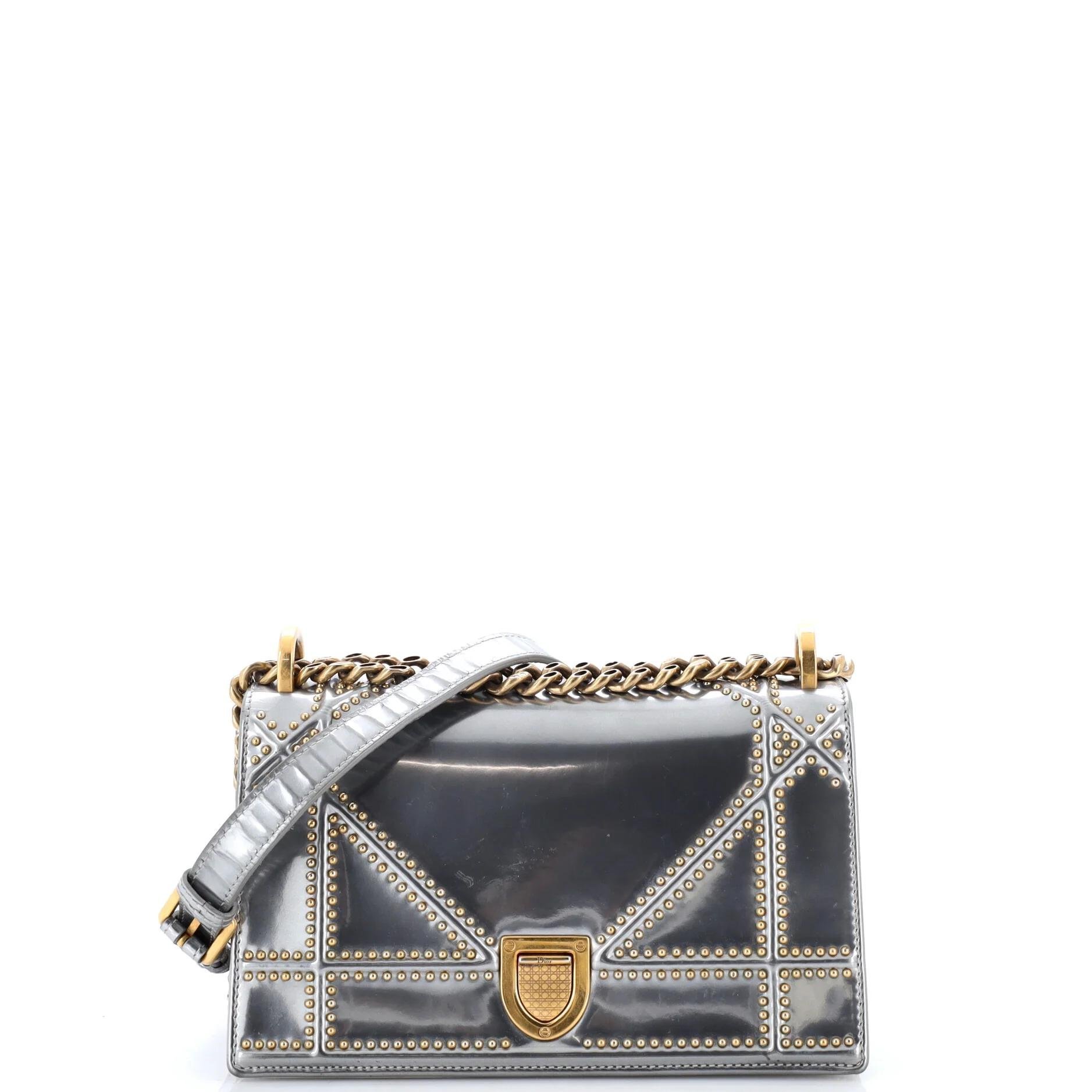 Patent leather crossbody bag