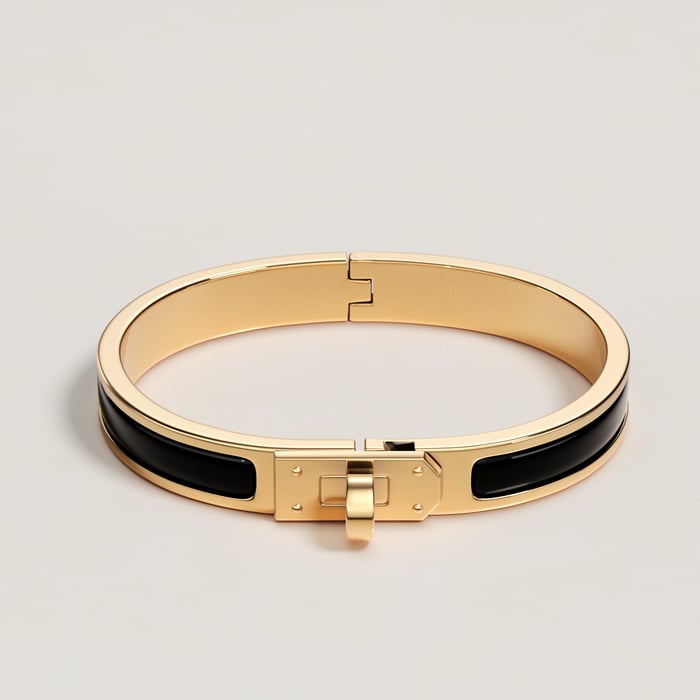 Noir Mini Clic Kelly Bracelet