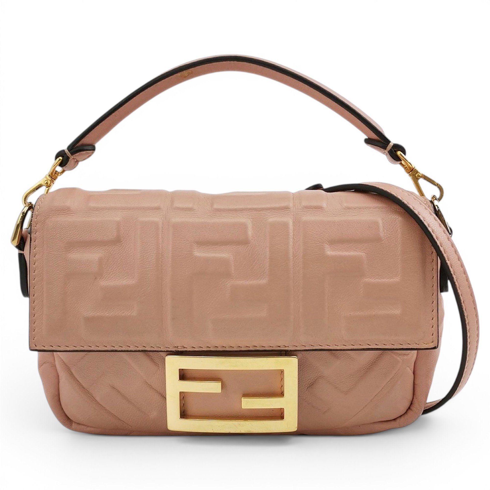 Baguette leather handbag