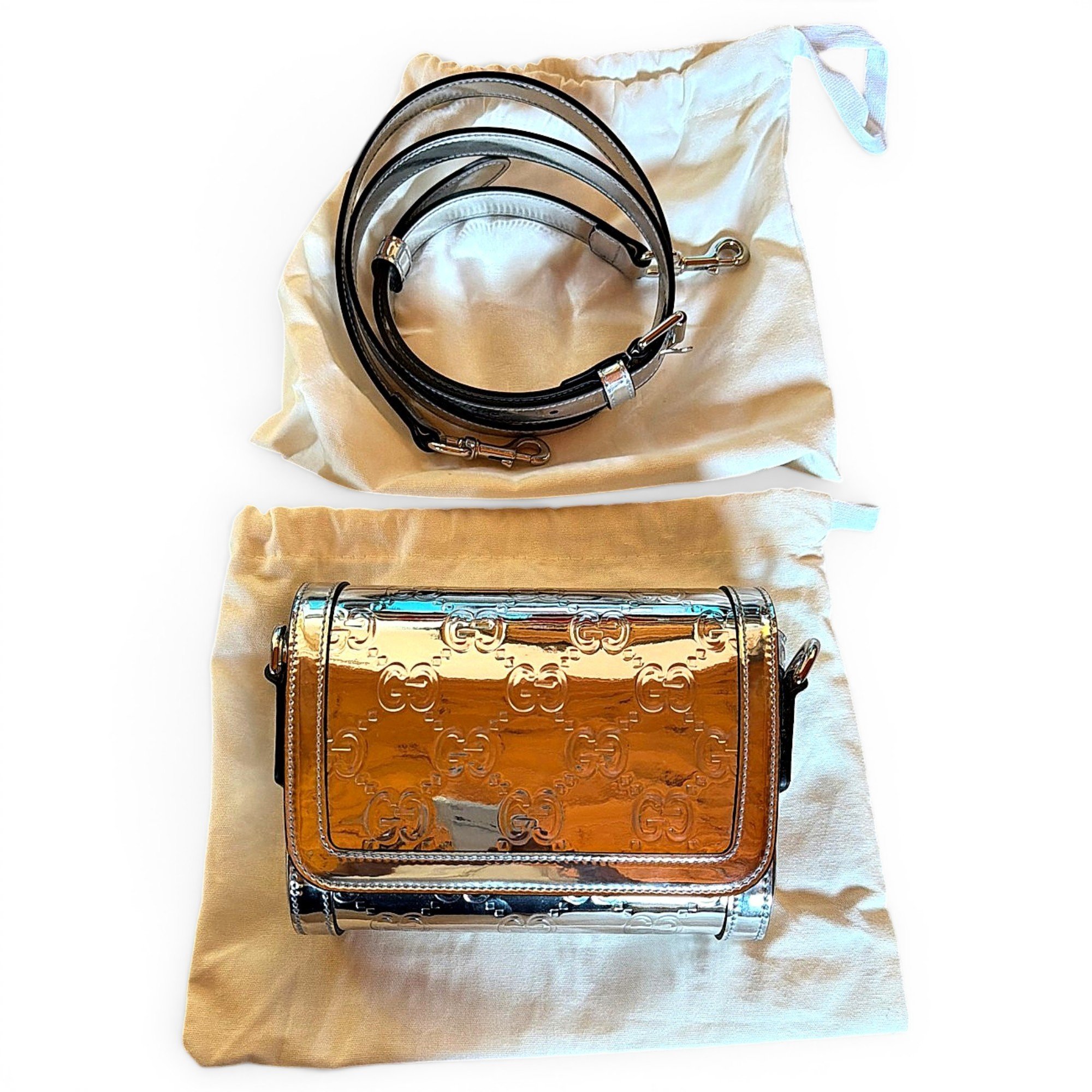Leather mini bag